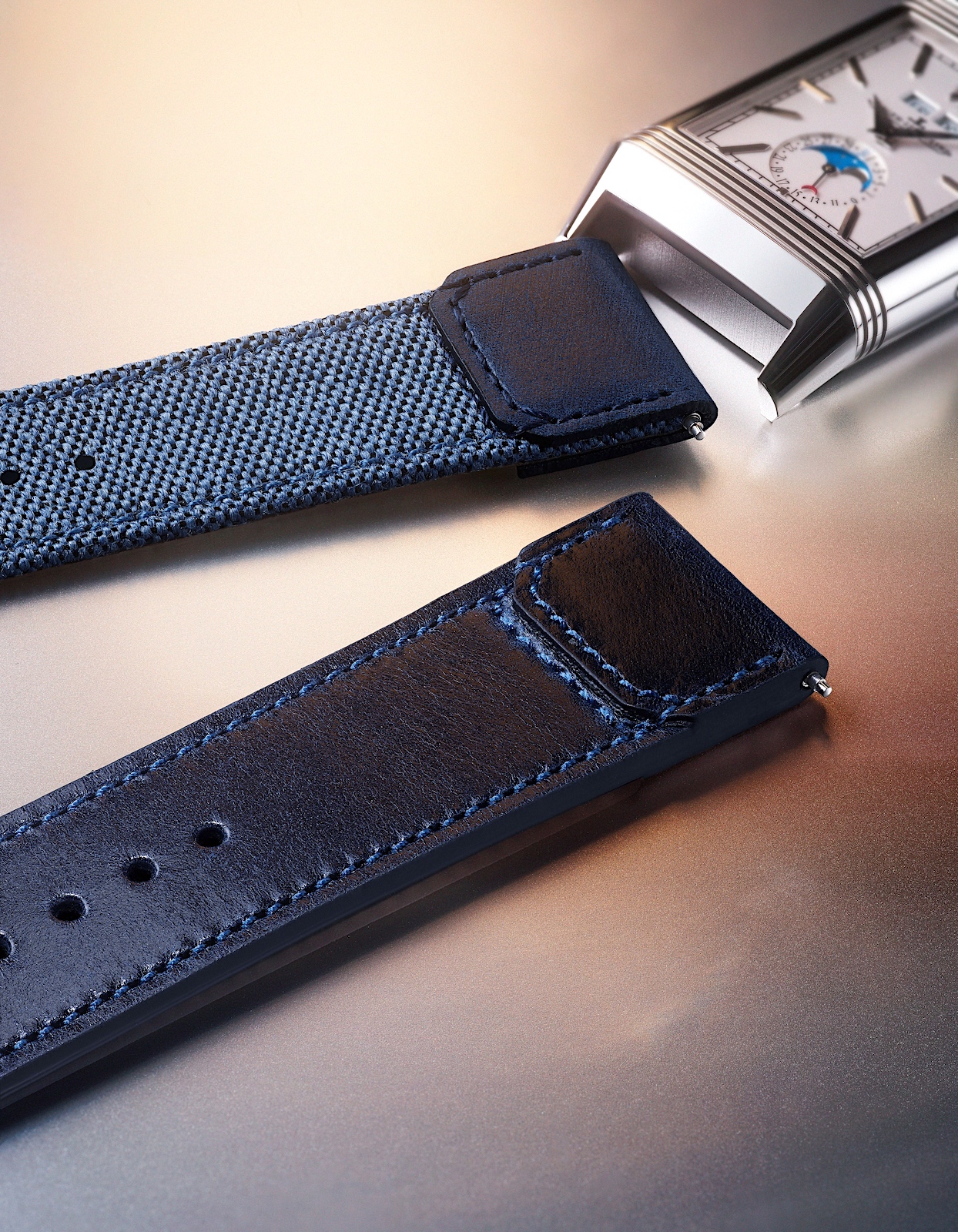 Jaeger-LeCoultre Reverso Tribute Duoface Calendar - strap