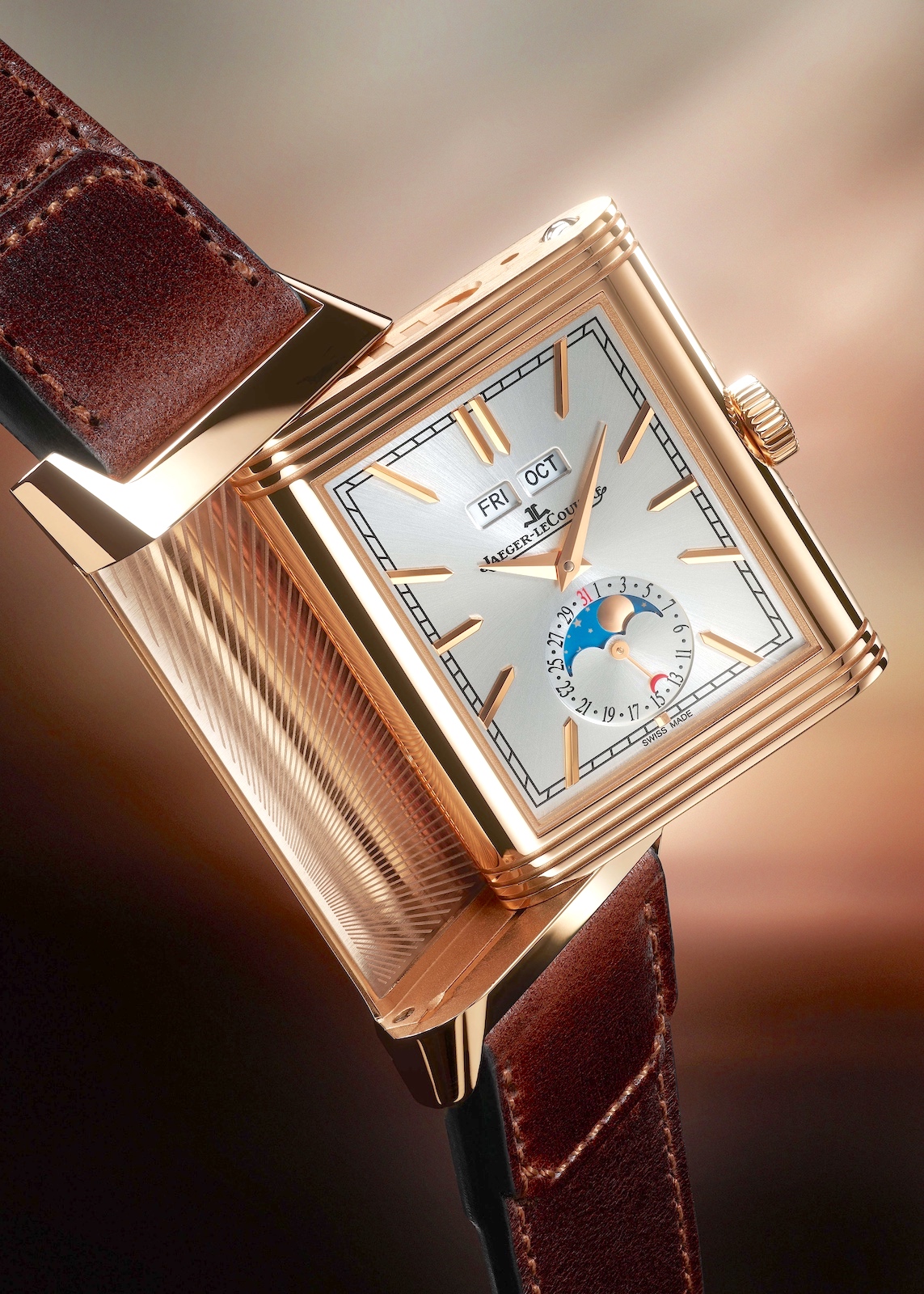 Jaeger-LeCoultre Reverso Tribute Duoface Calendar - gold anverso