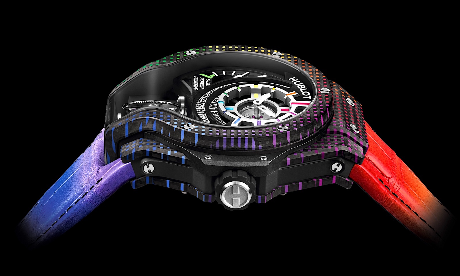 Hublot MP 09 Tourbillon Bi-Axis 5 Day Power Reserve Rainbow 3D - carrura