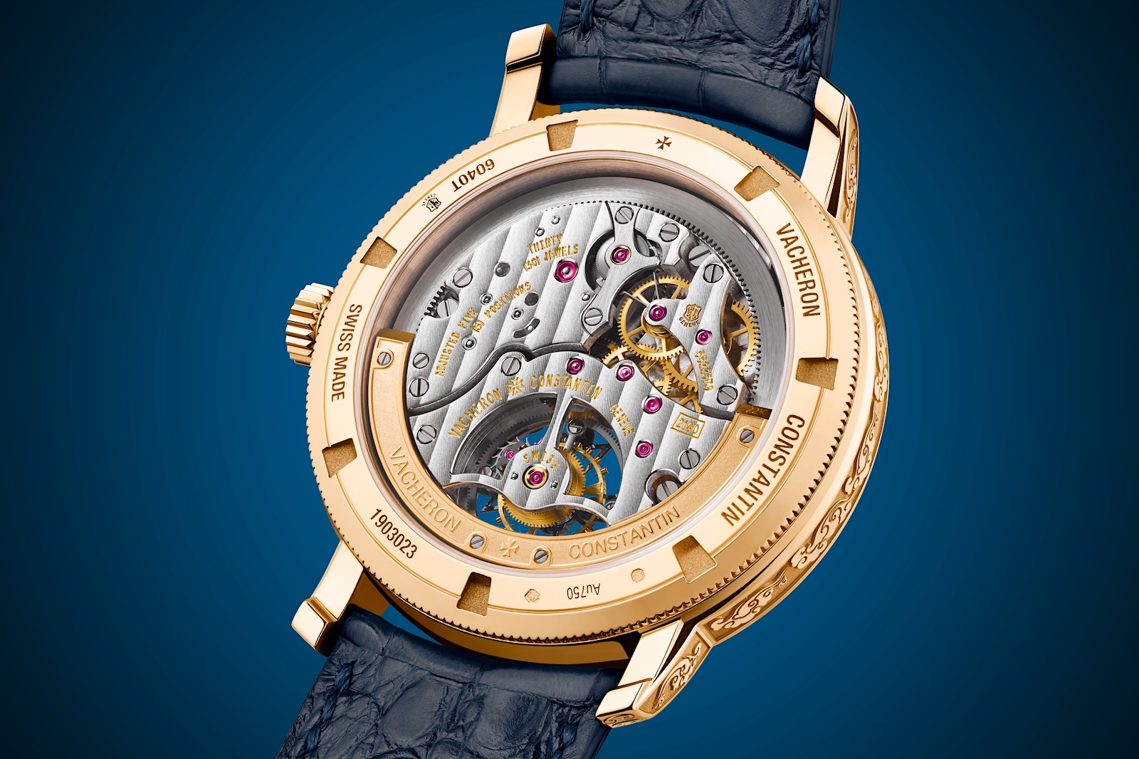 Vacheron Constantin Traditionnelle Tourbillon tribute to Chinese mythology - caseback