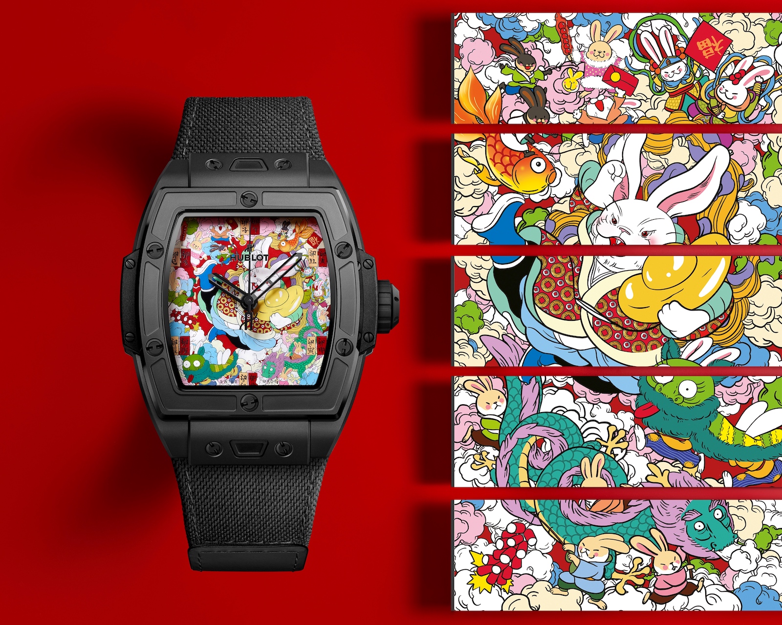 Hublot Spirit of Big Bang Black Ceramic Rabbit - art 02