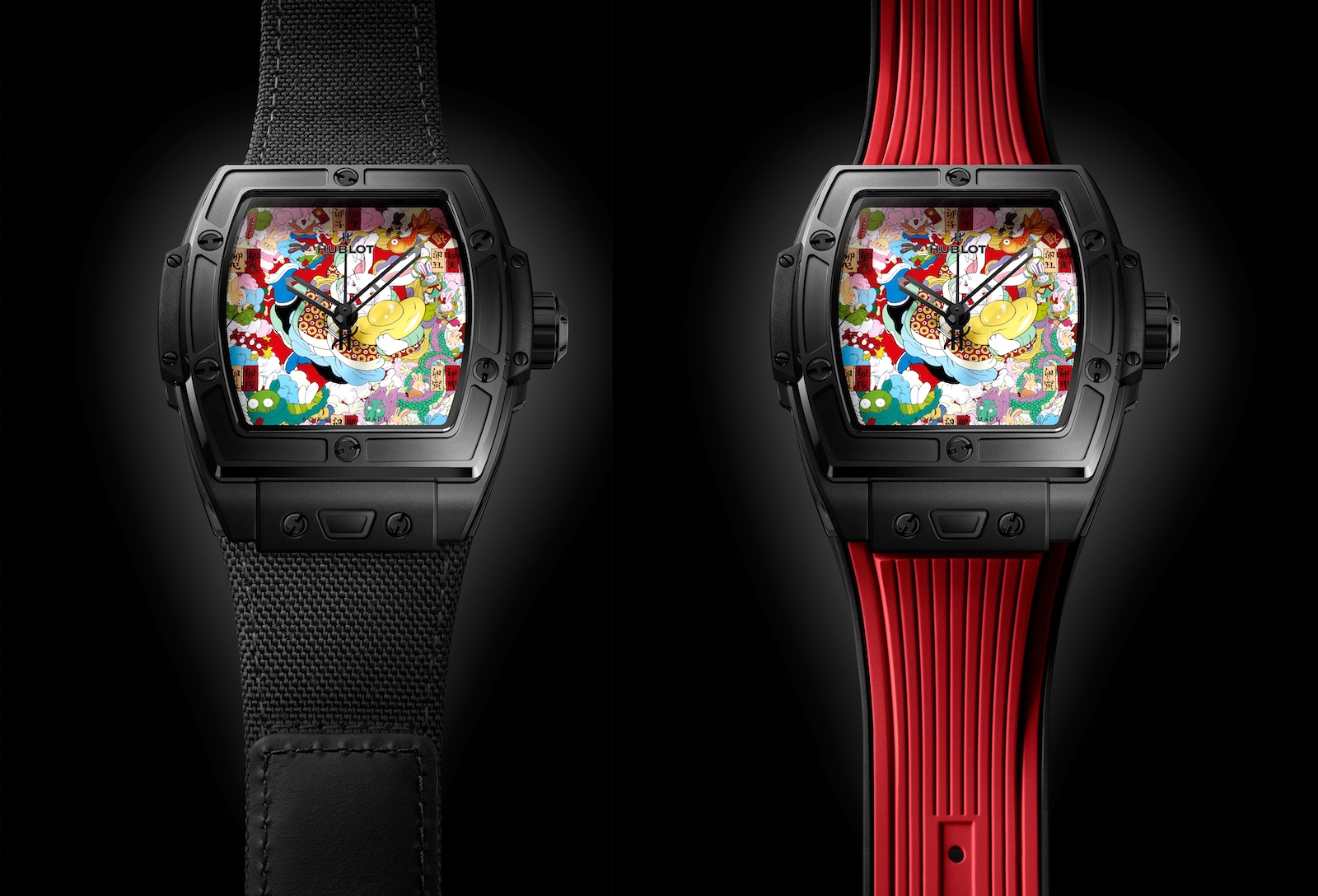 Hublot Spirit of Big Bang Black Ceramic Rabbit - duo