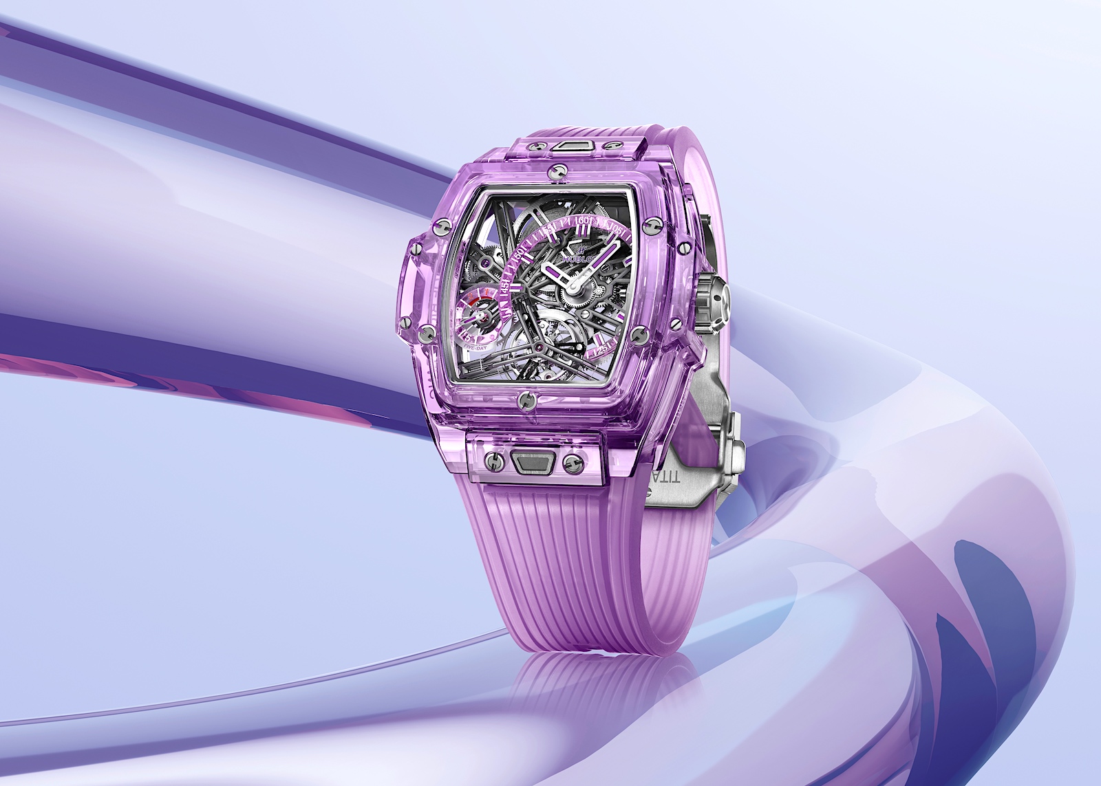 Hublot Spirit of Big Bang Tourbillon 5-Day Power Reserve Purple