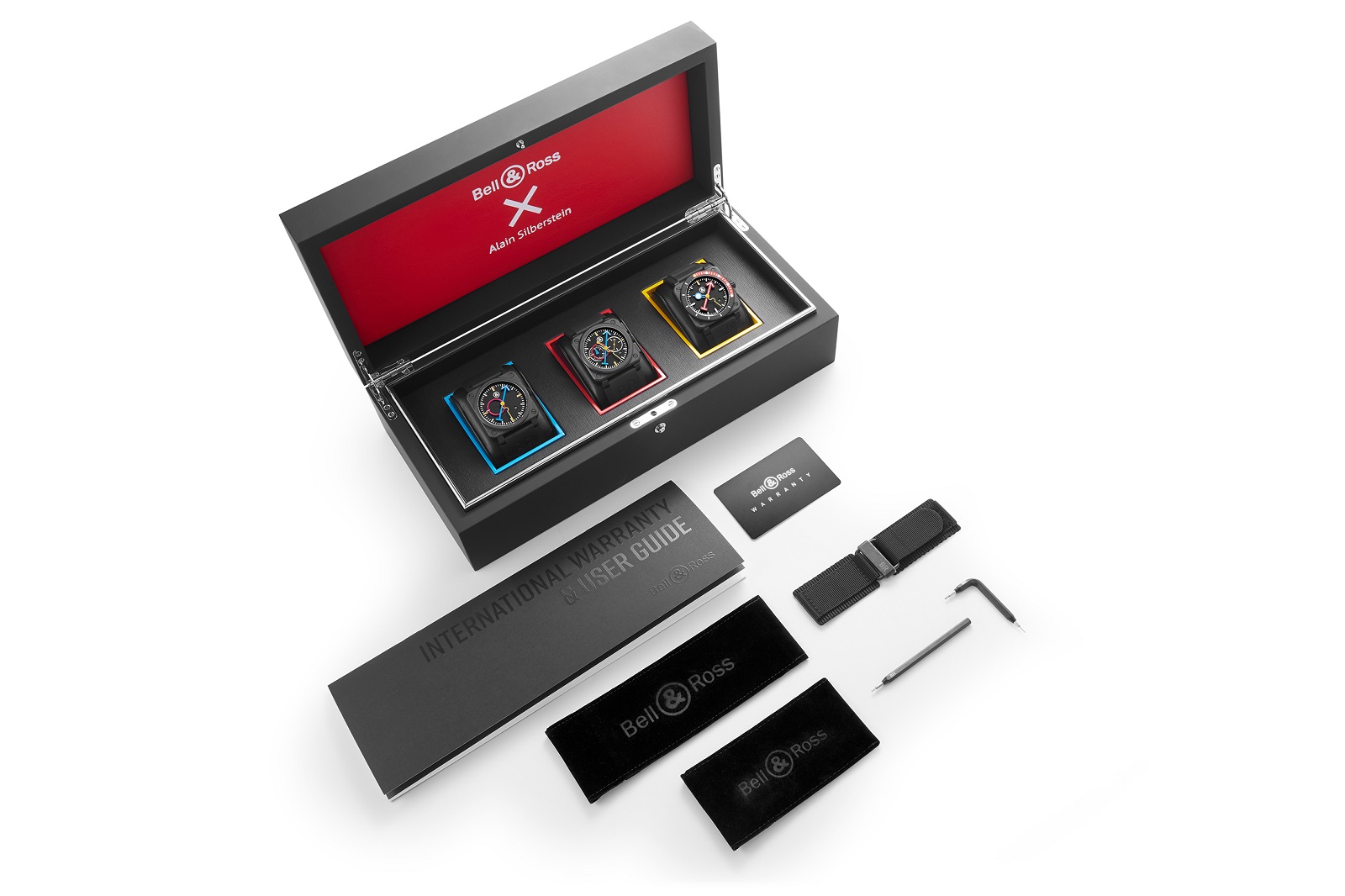 Bell & Ross x Alain Silberstein Black Ceramic Trilogy