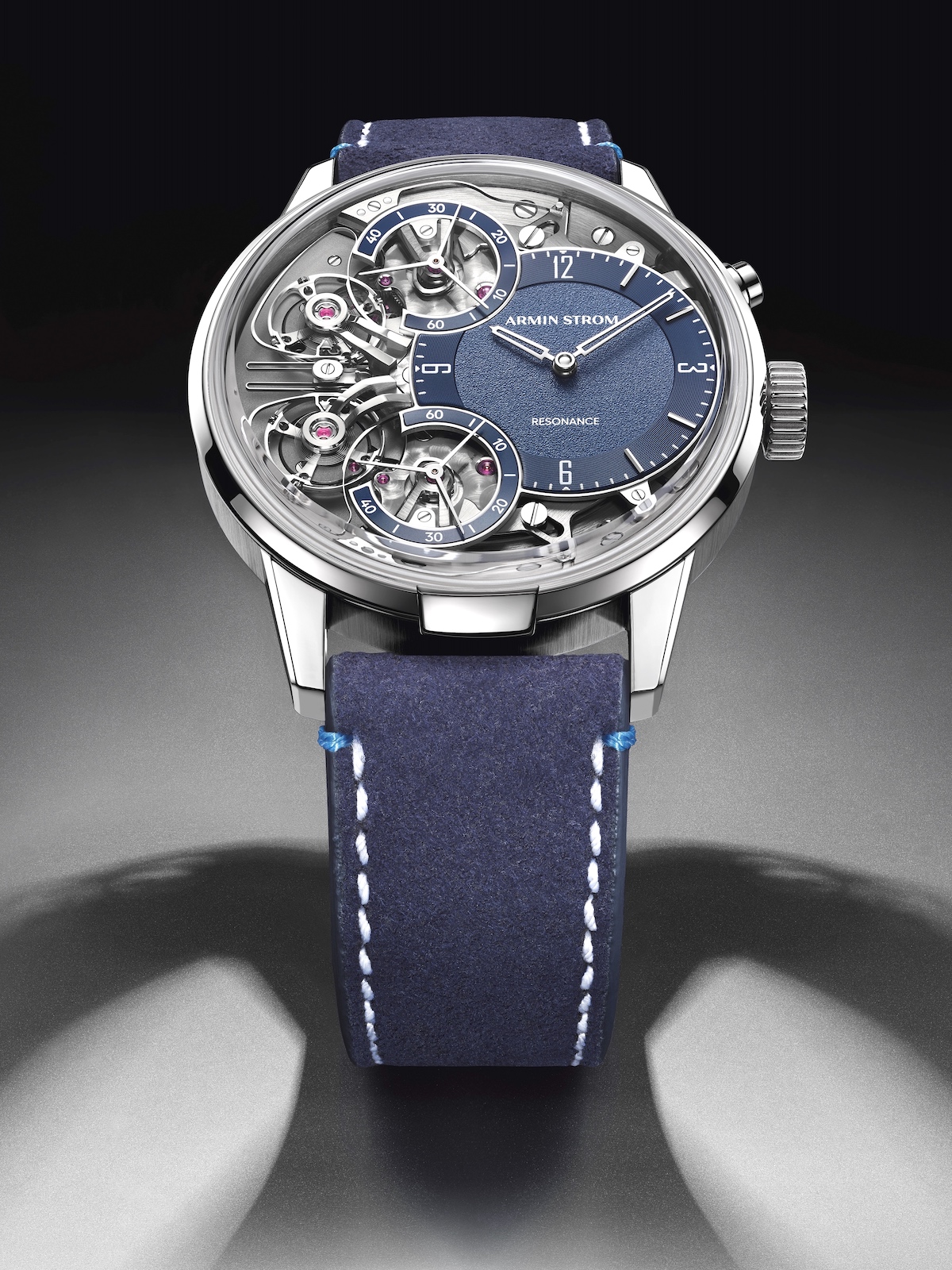 Armin Strom Mirrored Force Resonance Manufacture Edition Blue - front
