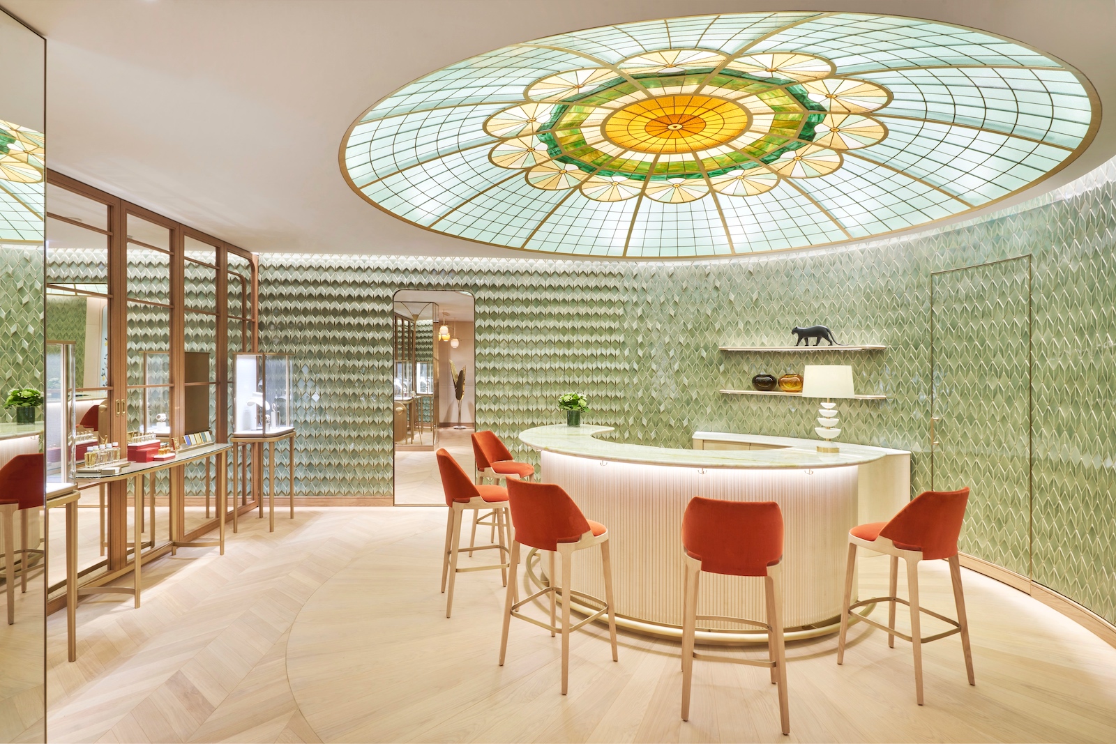 Boutique Cartier de Barcelona - cupula interior