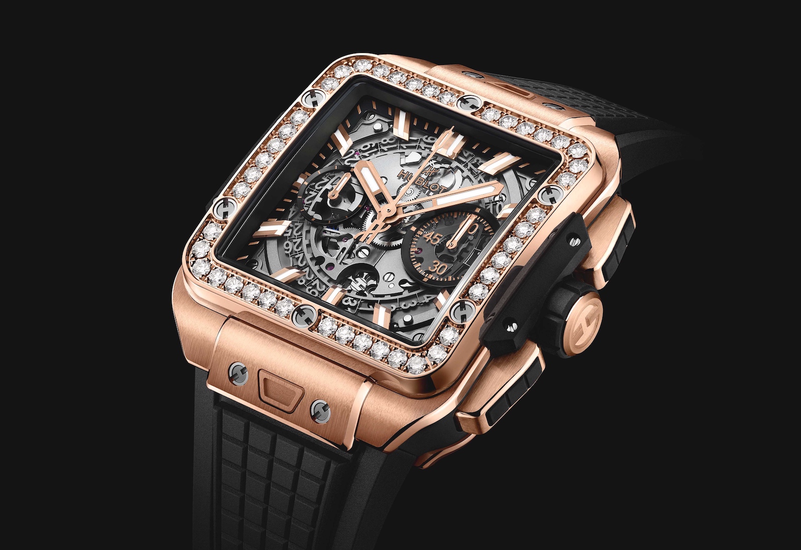 Hublot en Watches and Wonders - Square Bang Diamonds King Gold