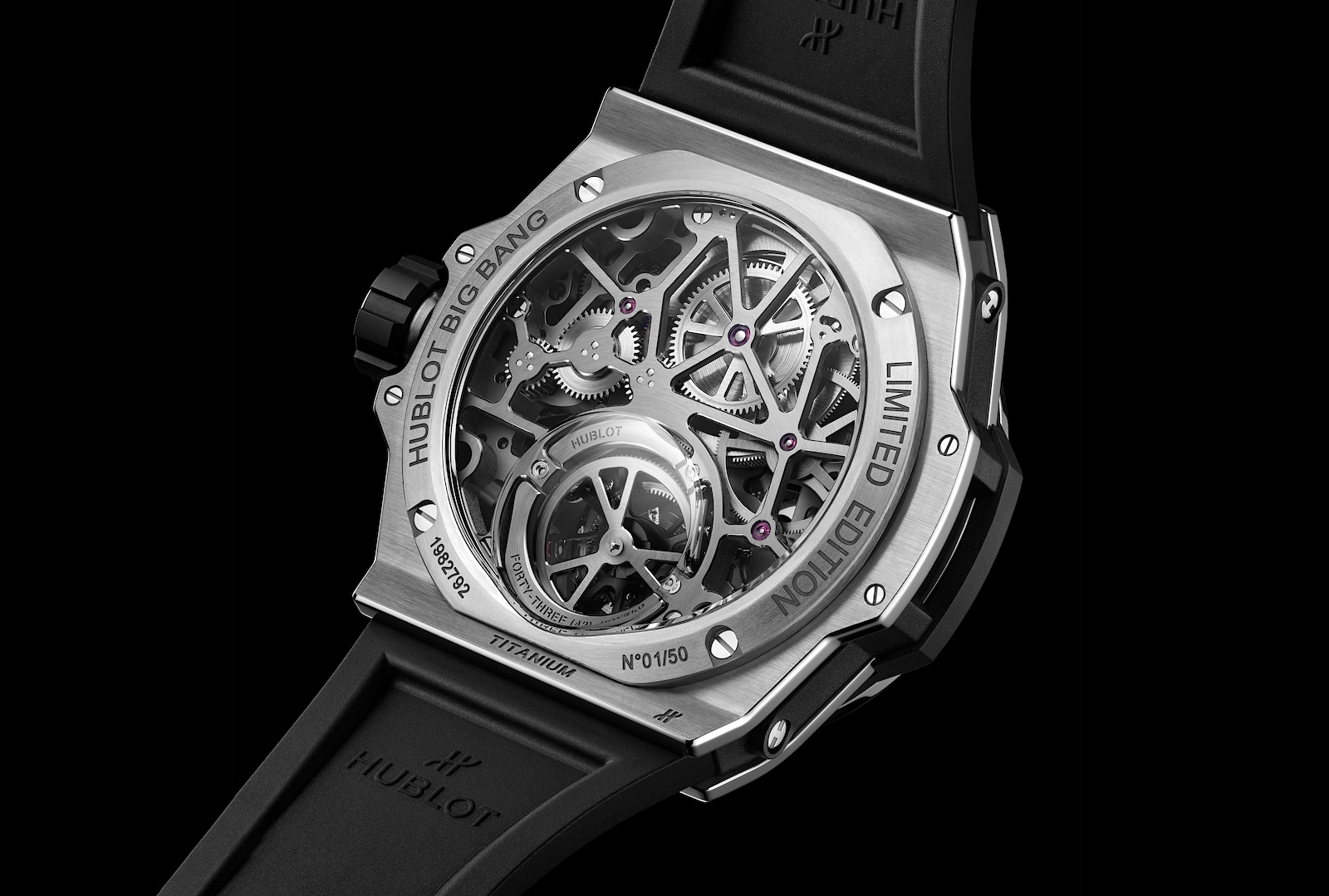 Hublot MP-13 Tourbillon Bi-Axis Retrograde - caseback