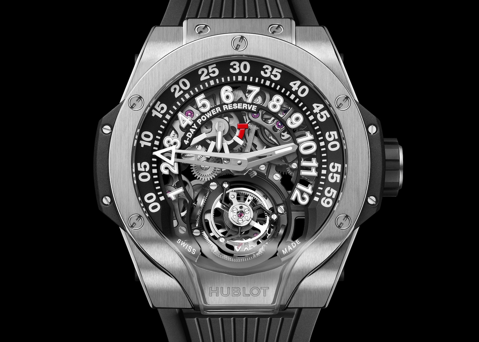 Hublot MP-13 Tourbillon Bi-Axis Retrograde - dial