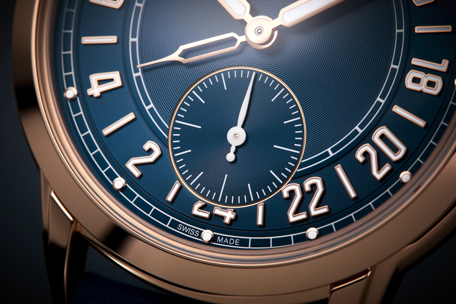Patek Philippe Calatrava Travel Time 5224R - detalle esfera