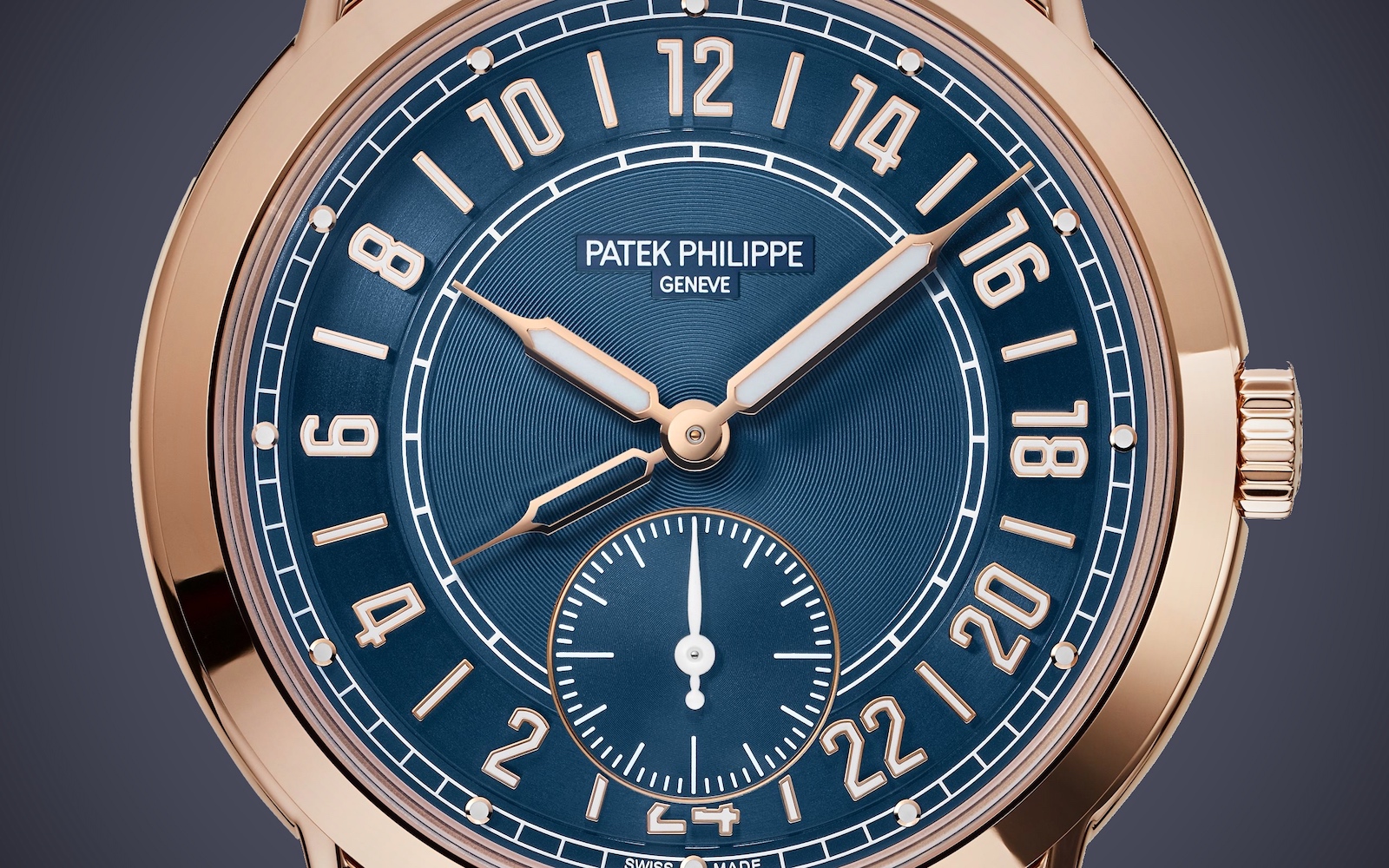 Patek Philippe Calatrava Travel Time 5224R - dial