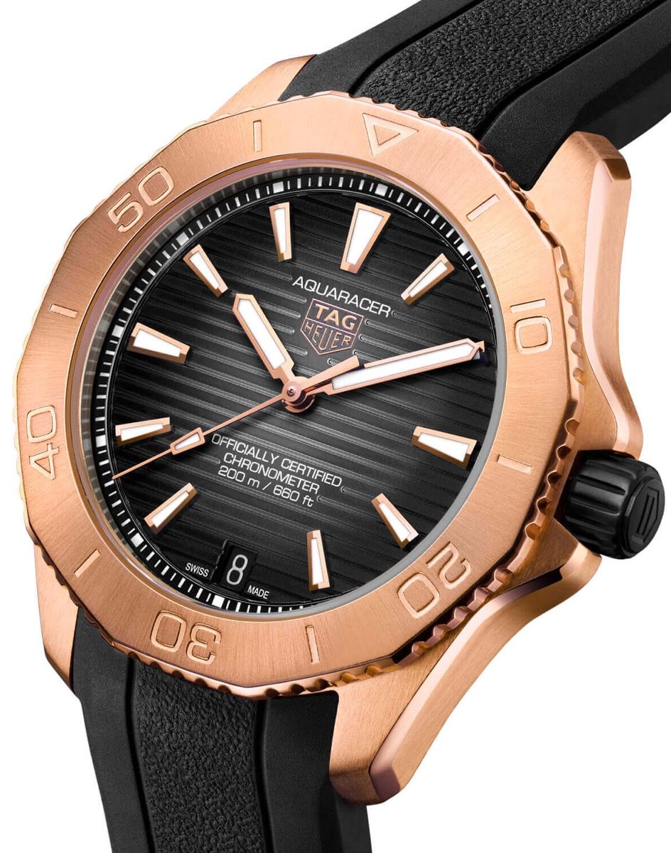 Tag heuer aquaracer chronograph gold hotsell