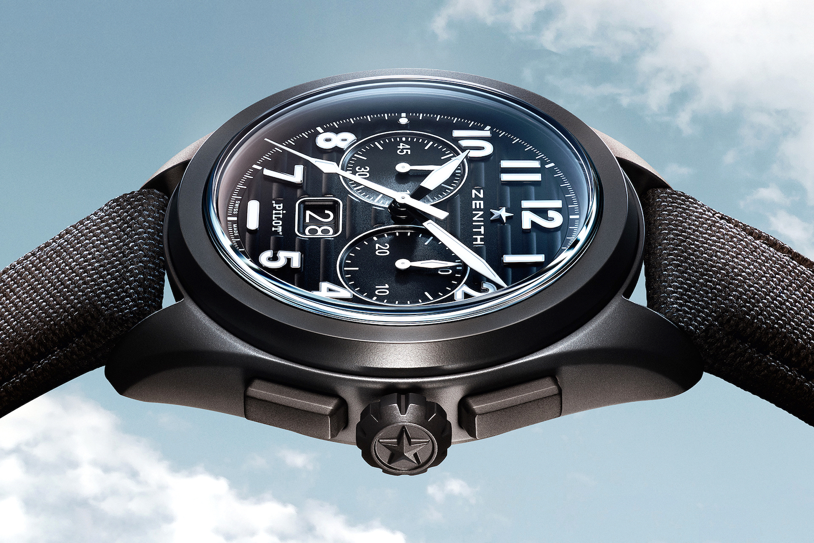 Zenith Pilot Big Date Flyback - carrura