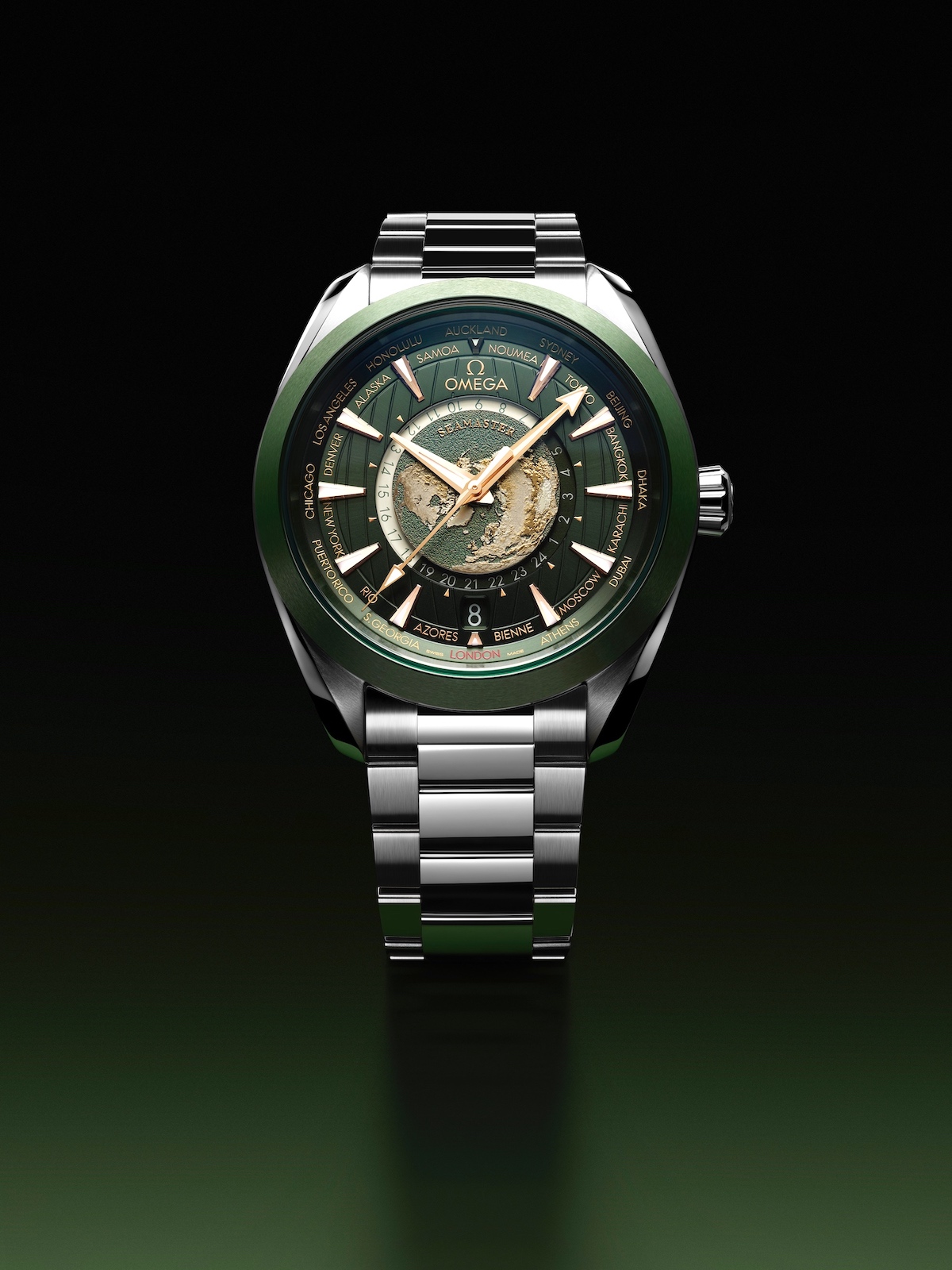 Omega Seamaster Aqua Terra Worldtimer - steel bracelet