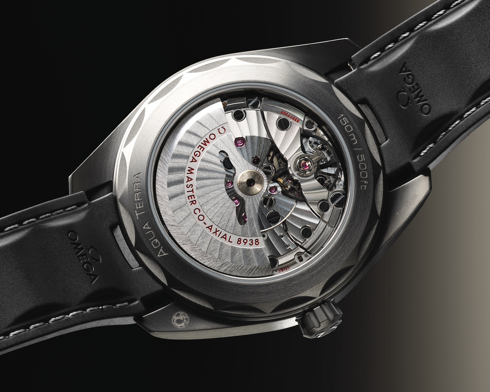 Omega Seamaster Aqua Terra Worldtimer - titanium caseback
