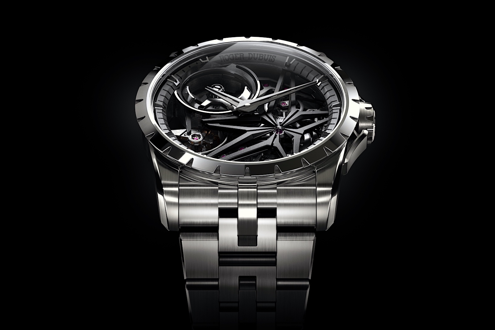 Roger Dubuis Excalibur Monobalancier Titanium - front