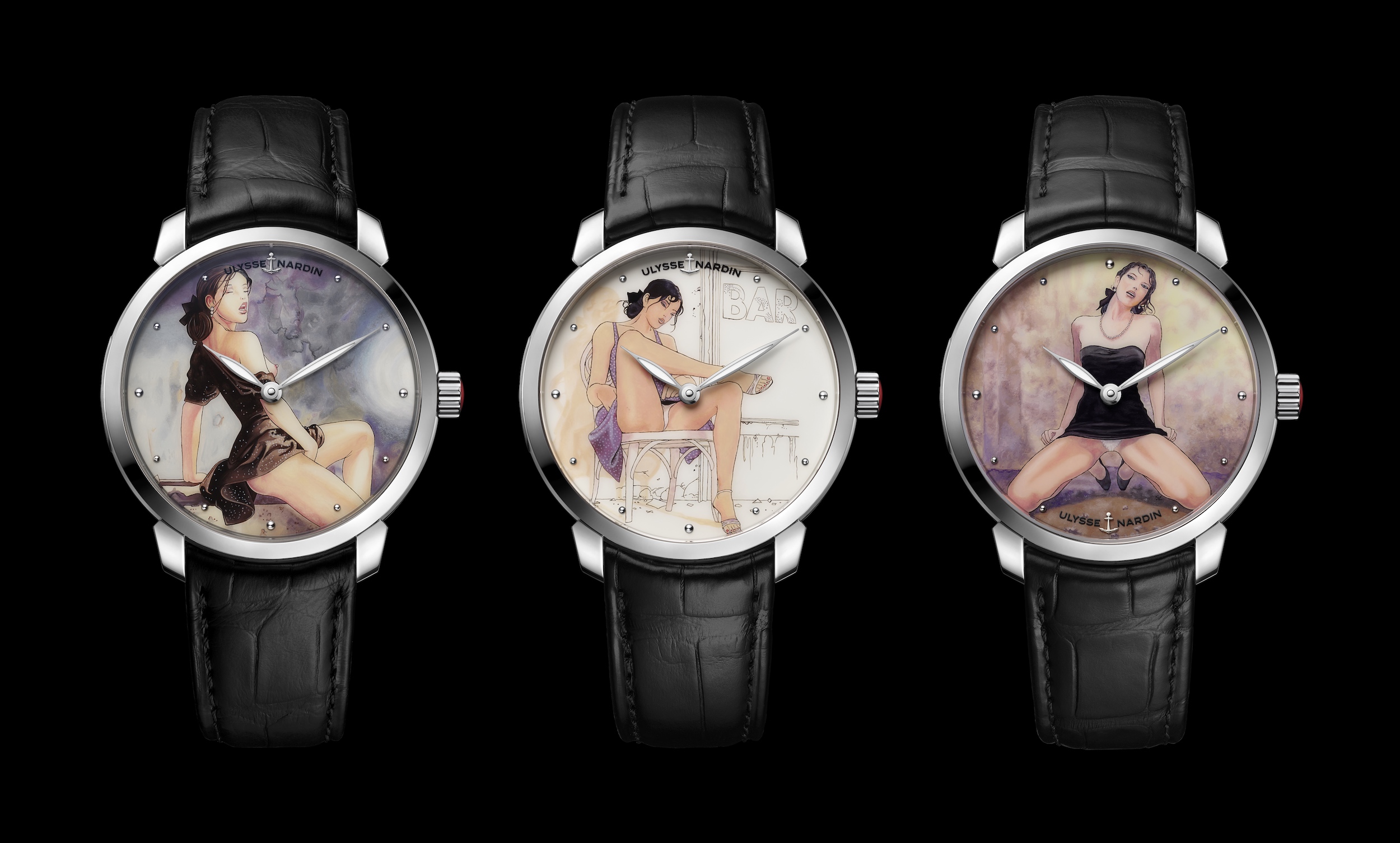 Ulysse Nardin Classico Manara Declic - trio FN