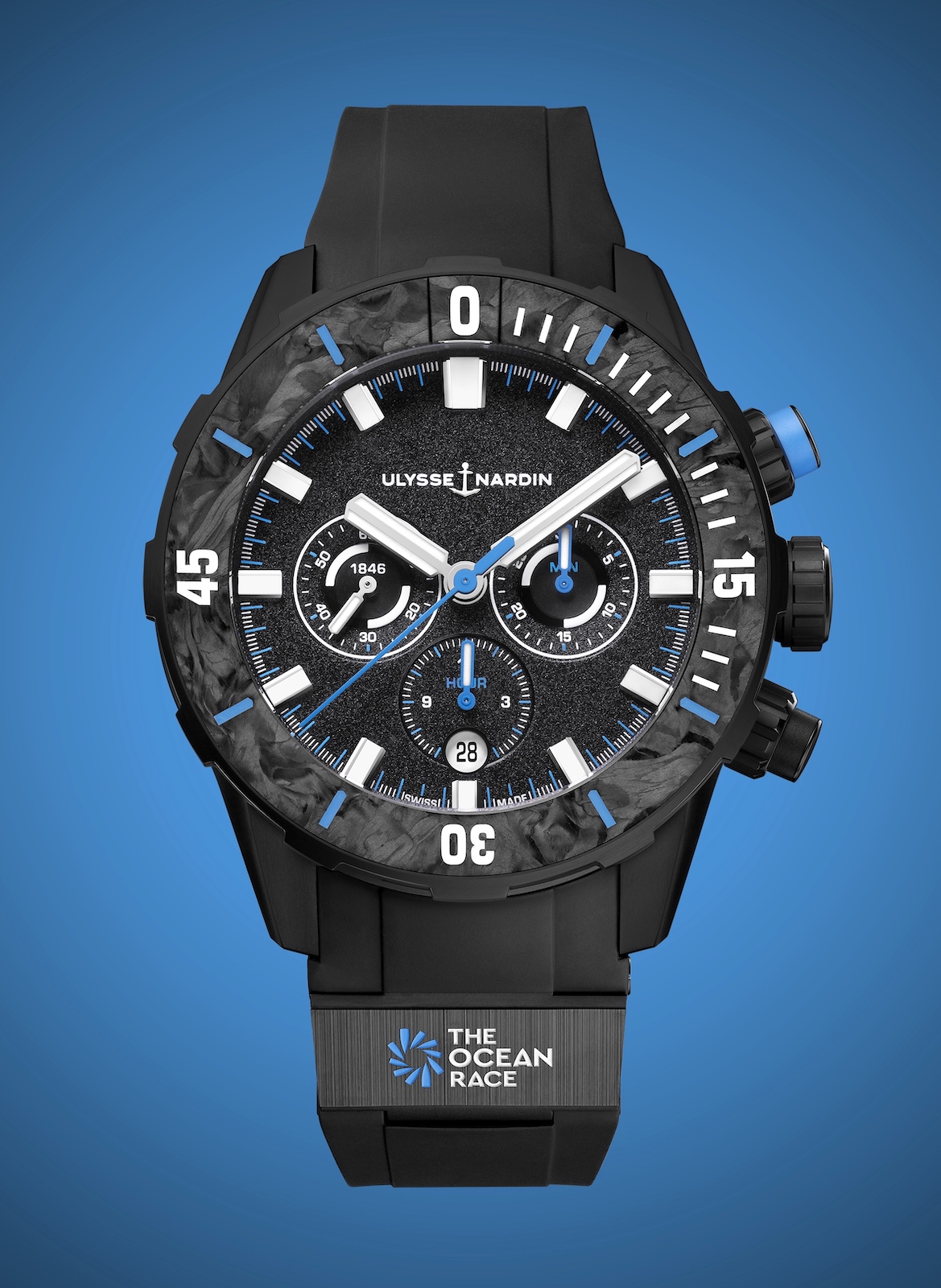 Ulysse Nardin The Ocean Race Diver Chronograph - front 2