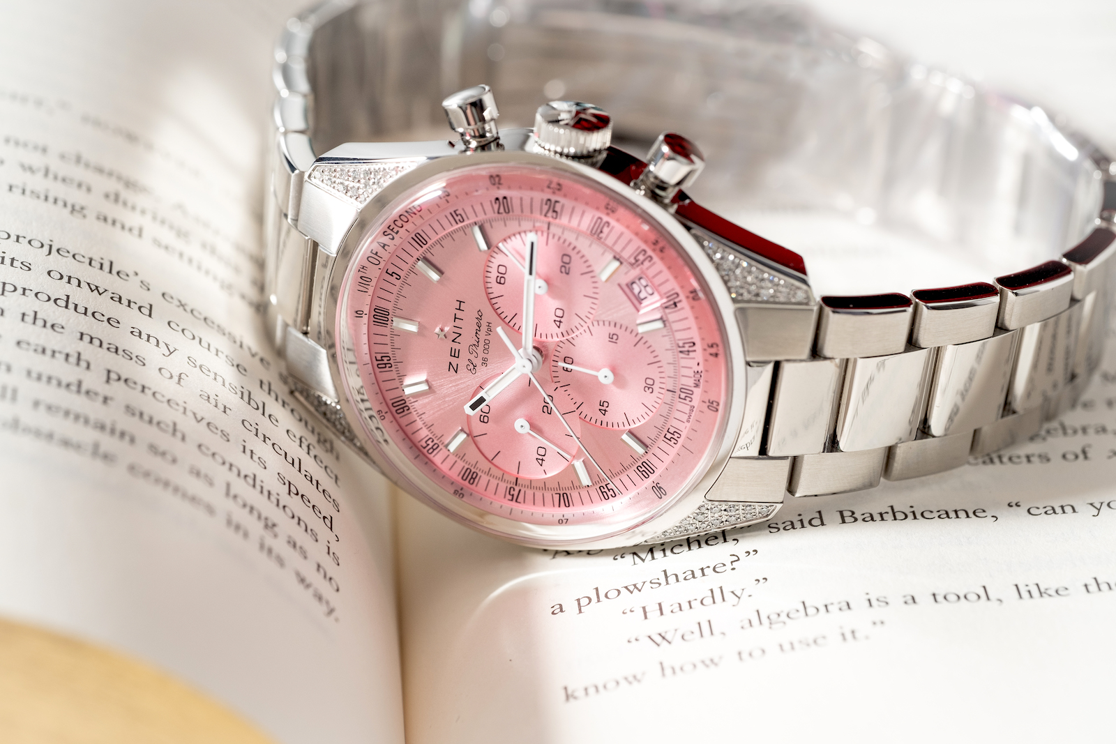Zenith Chronomaster Original Pink “Unique Piece for Susan G. Komen” - art