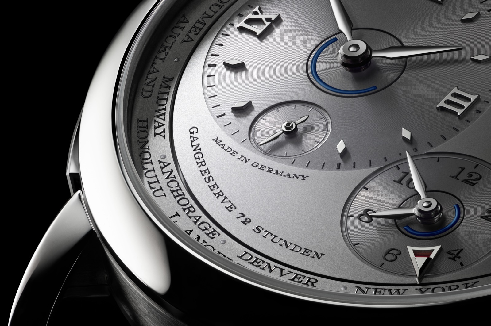 A. Lange & Söhne Lange 1 Time Zone platinum