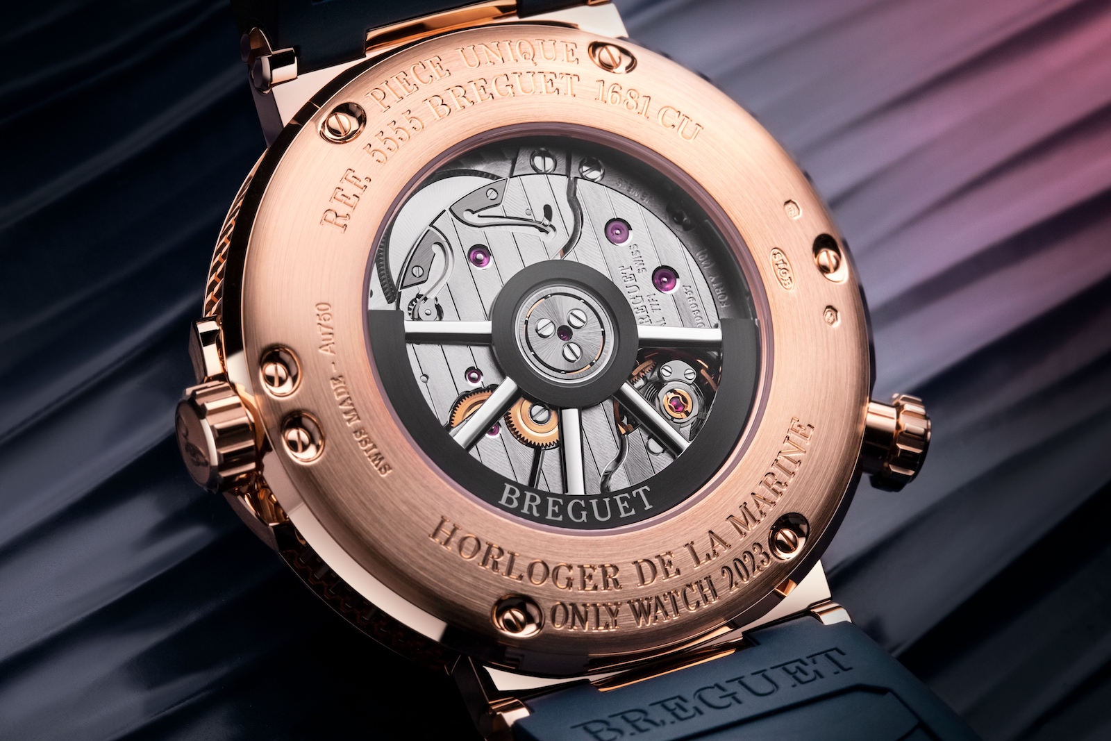 Breguet Marine Hora Mundi Only Watch 2023 - caseback
