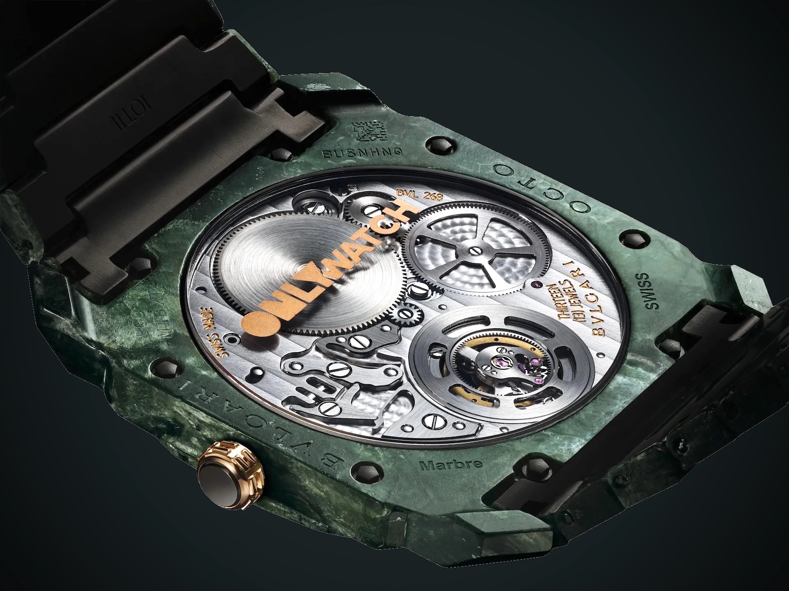 Bulgari Octo Finissimo Tourbillon Marble Only Watch 2023 - caseback