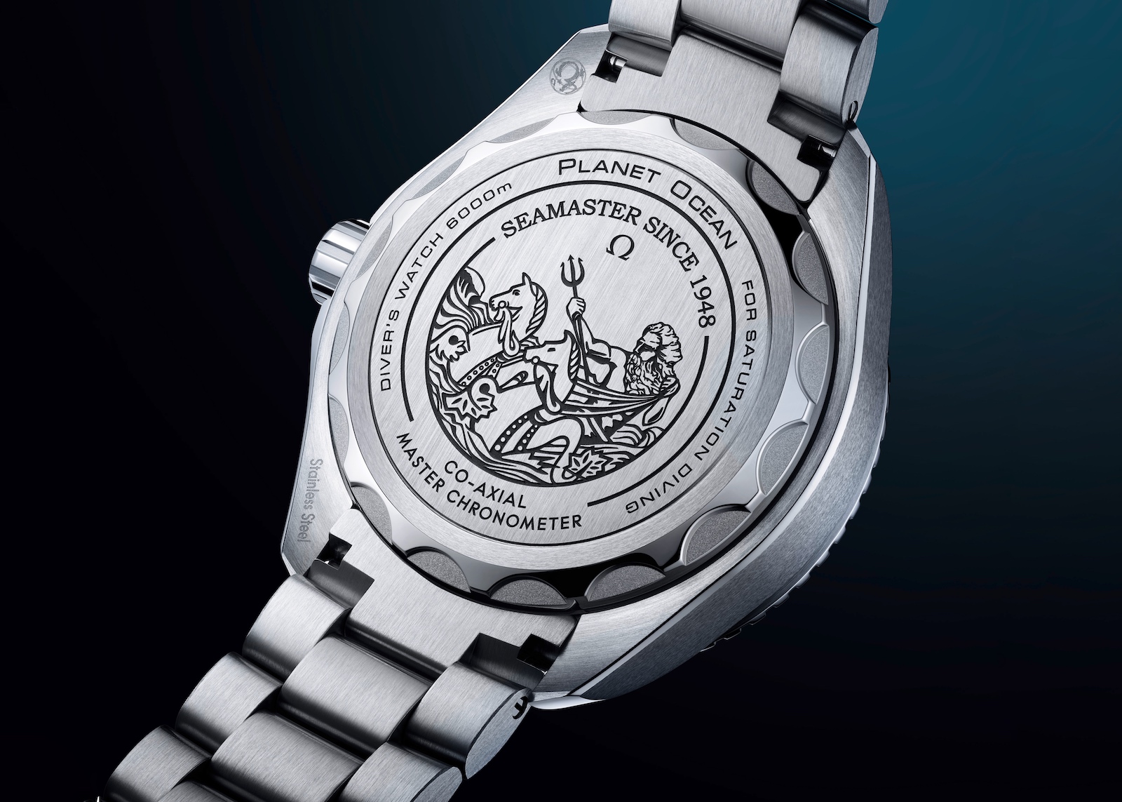 Omega Seamaster Summer Blue Ultra Deep - caseback