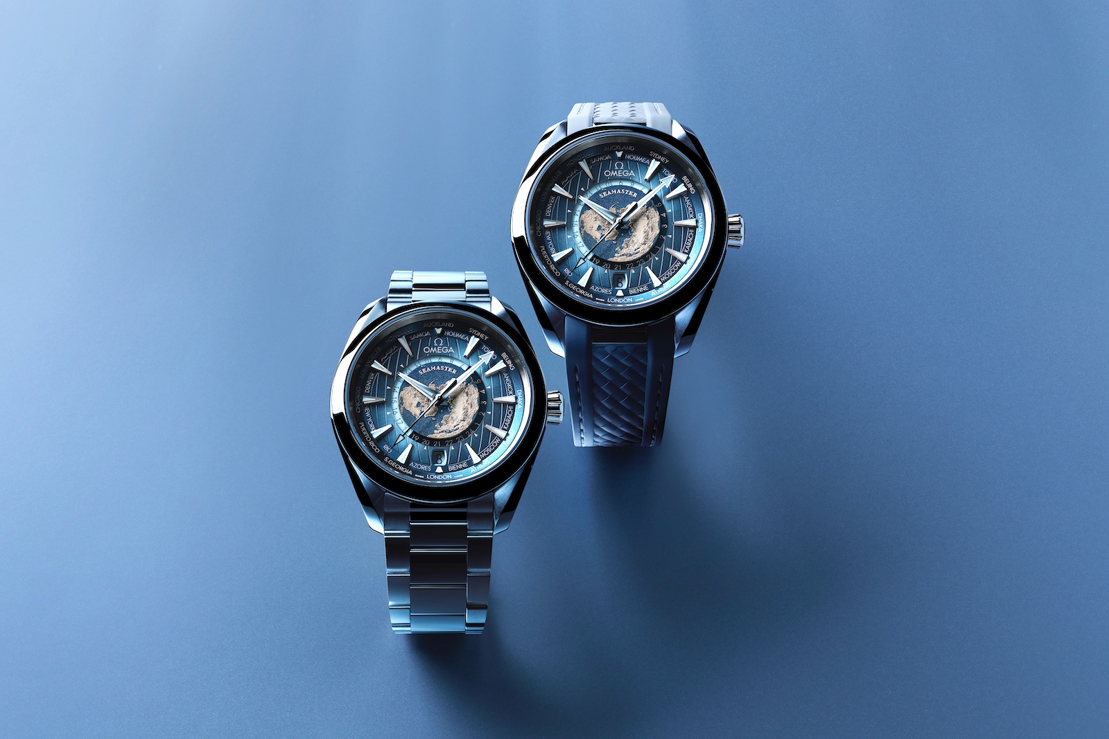 Omega Seamaster Summer Blue - Worldtimer