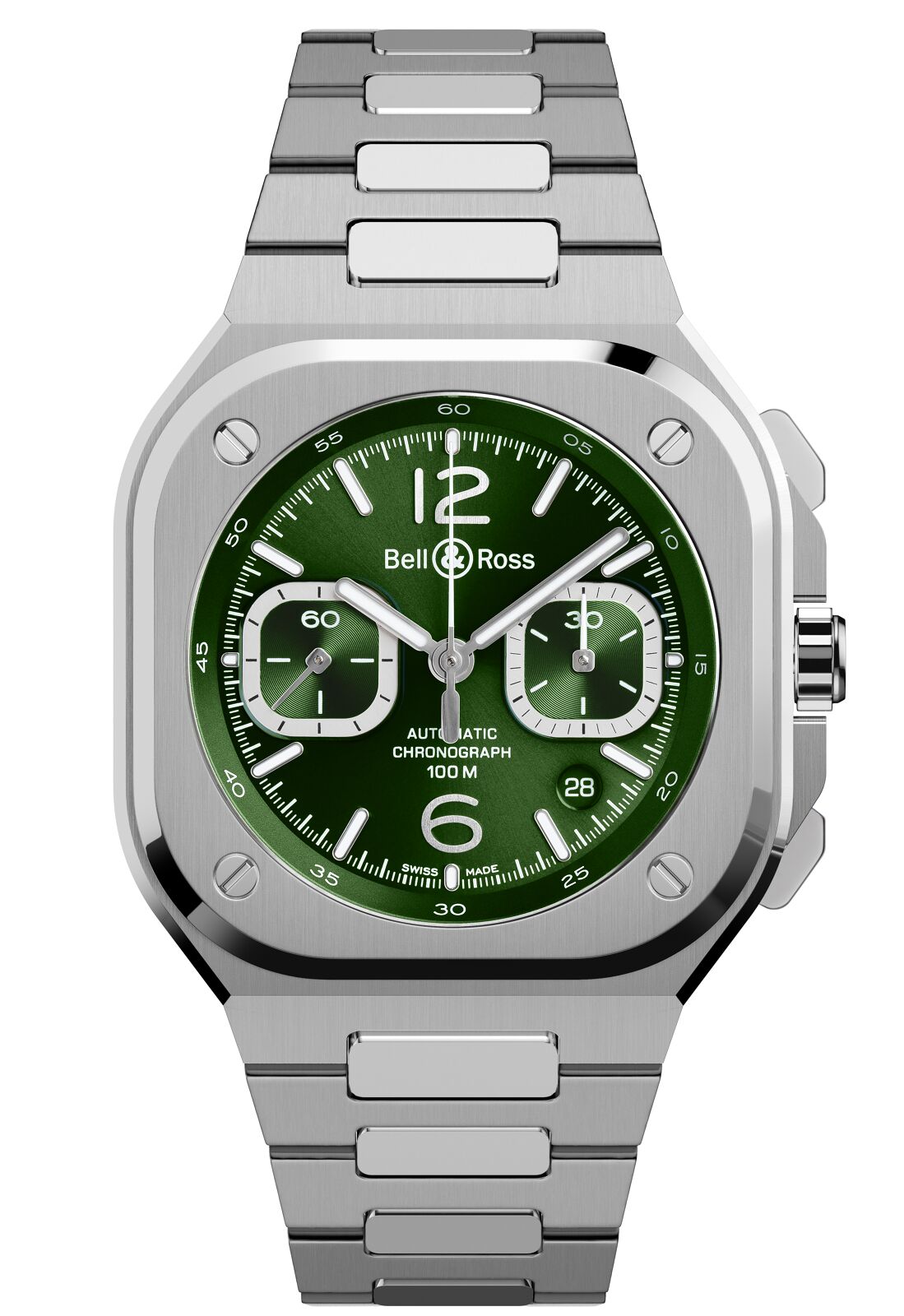 Bell & Ross BR 05 Chrono Green Steel