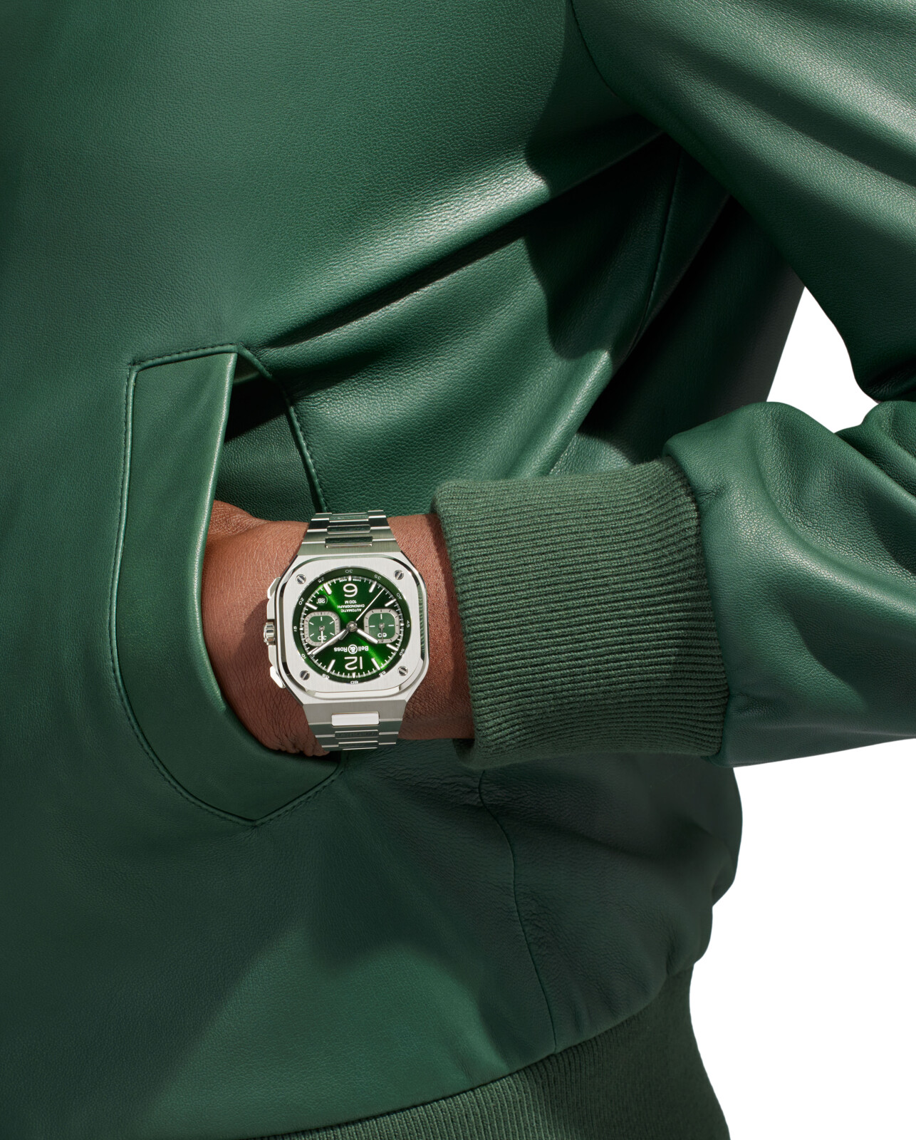 Bell & Ross BR 05 Chrono Green Steel