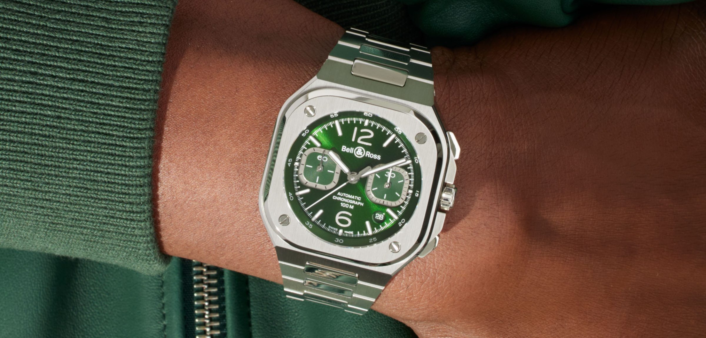 Bell & Ross BR 05 Chrono Green Steel
