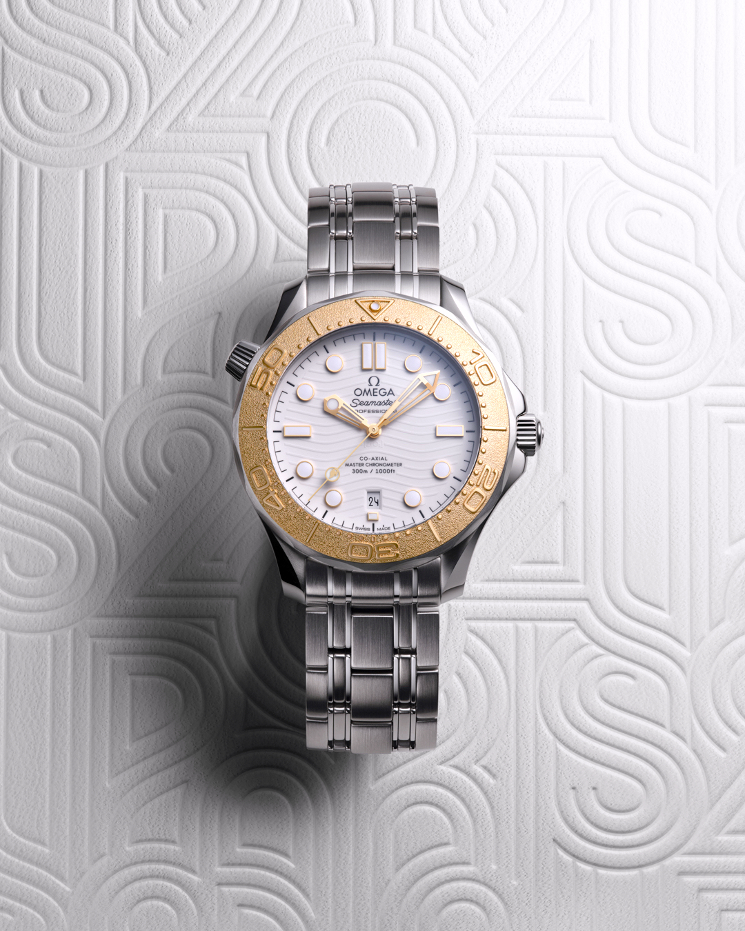 Omega Seamaster Diver 300M Paris 2024 Special Edition - art front