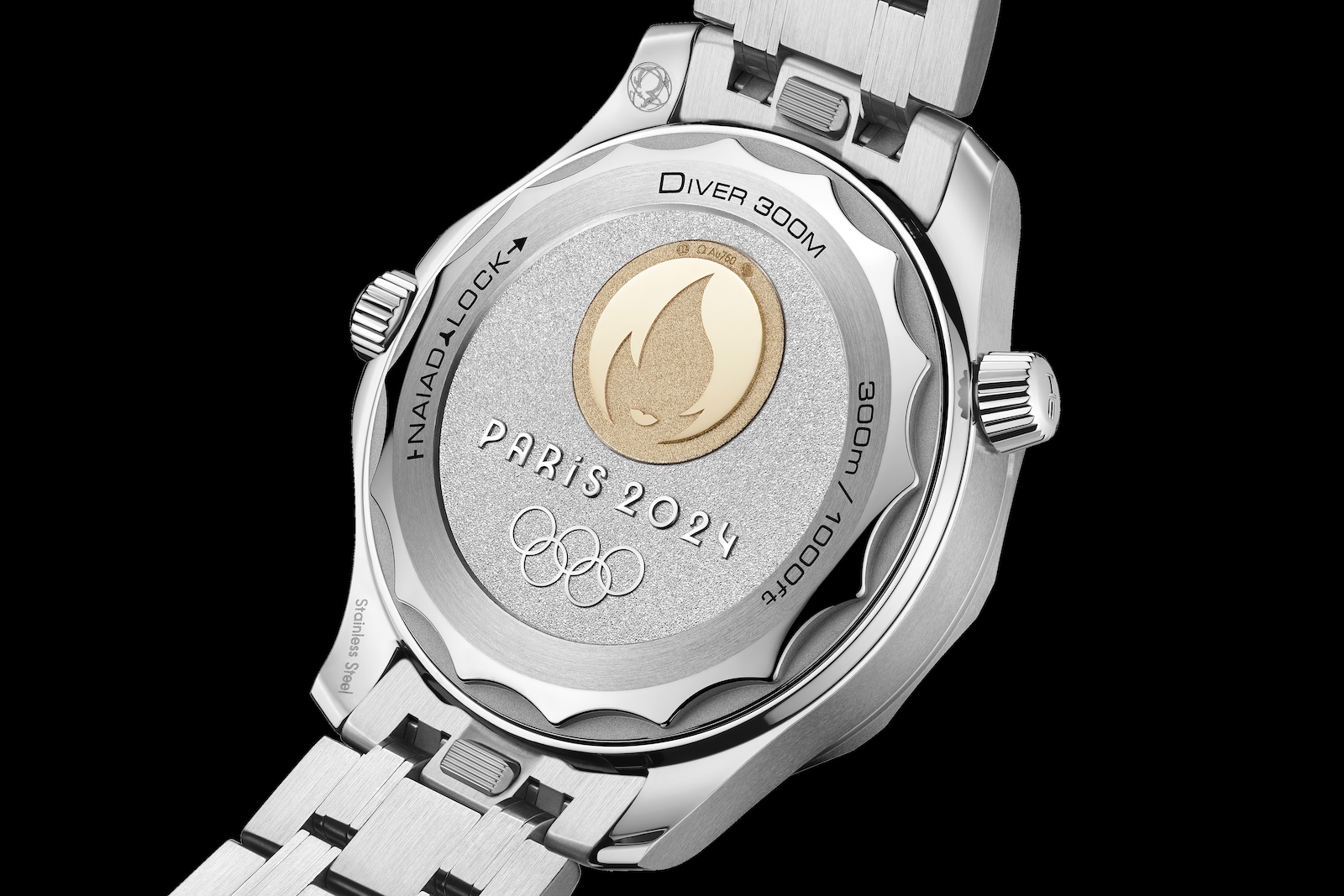 Omega Seamaster Diver 300M Paris 2024 Special Edition - caseback