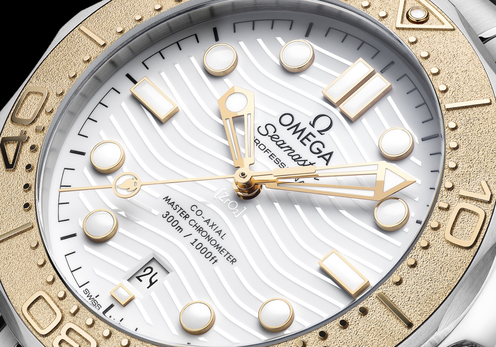 Omega Seamaster Diver 300M Paris 2024 Special Edition - dial