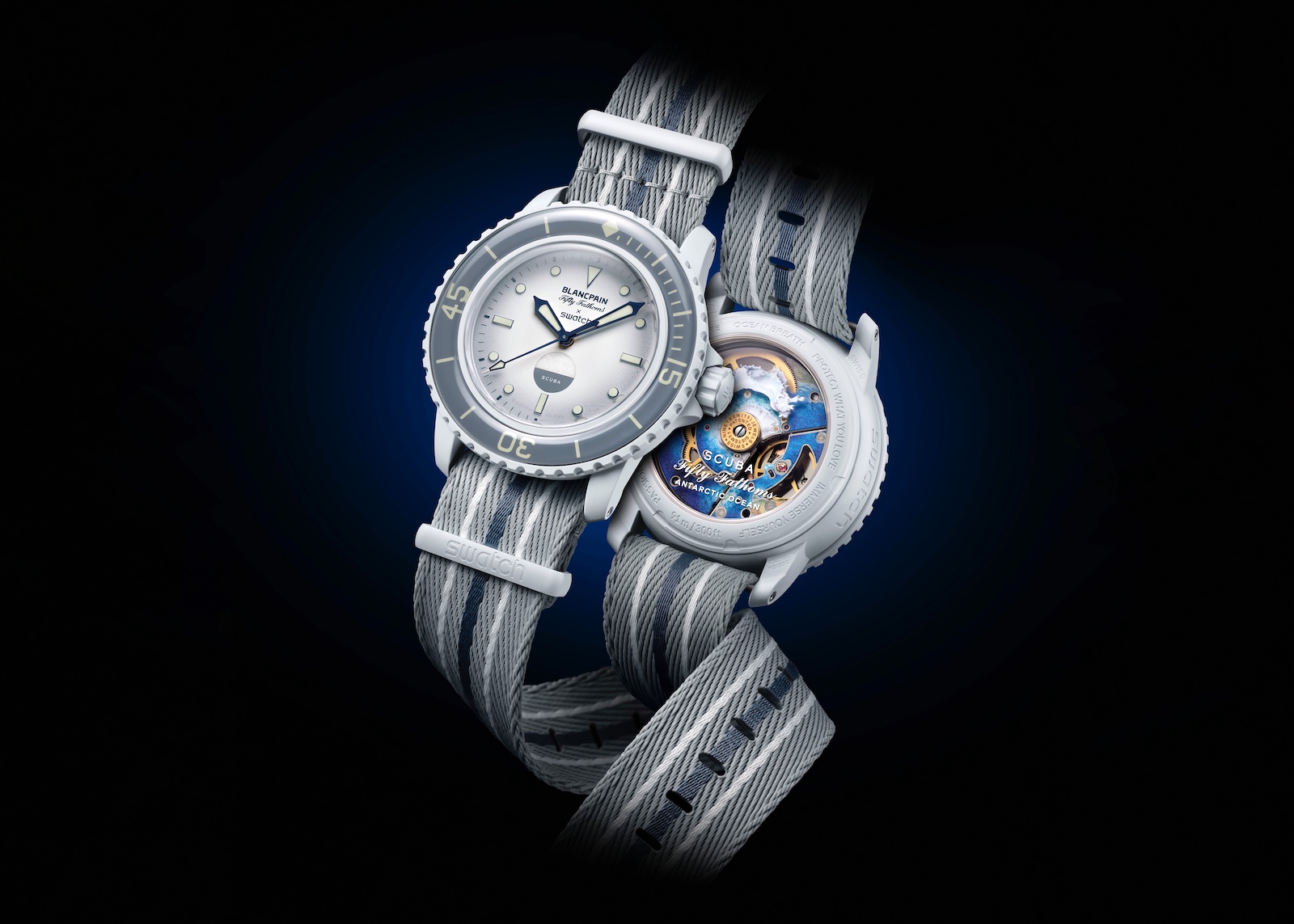 Blancpain X Swatch - Antarctic Ocean h