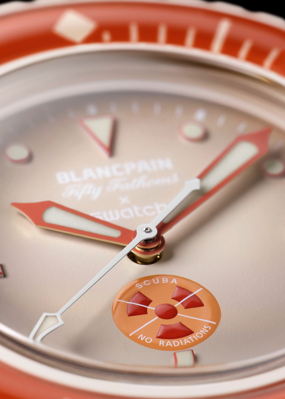 Blancpain X Swatch - Arctic Ocean detalle