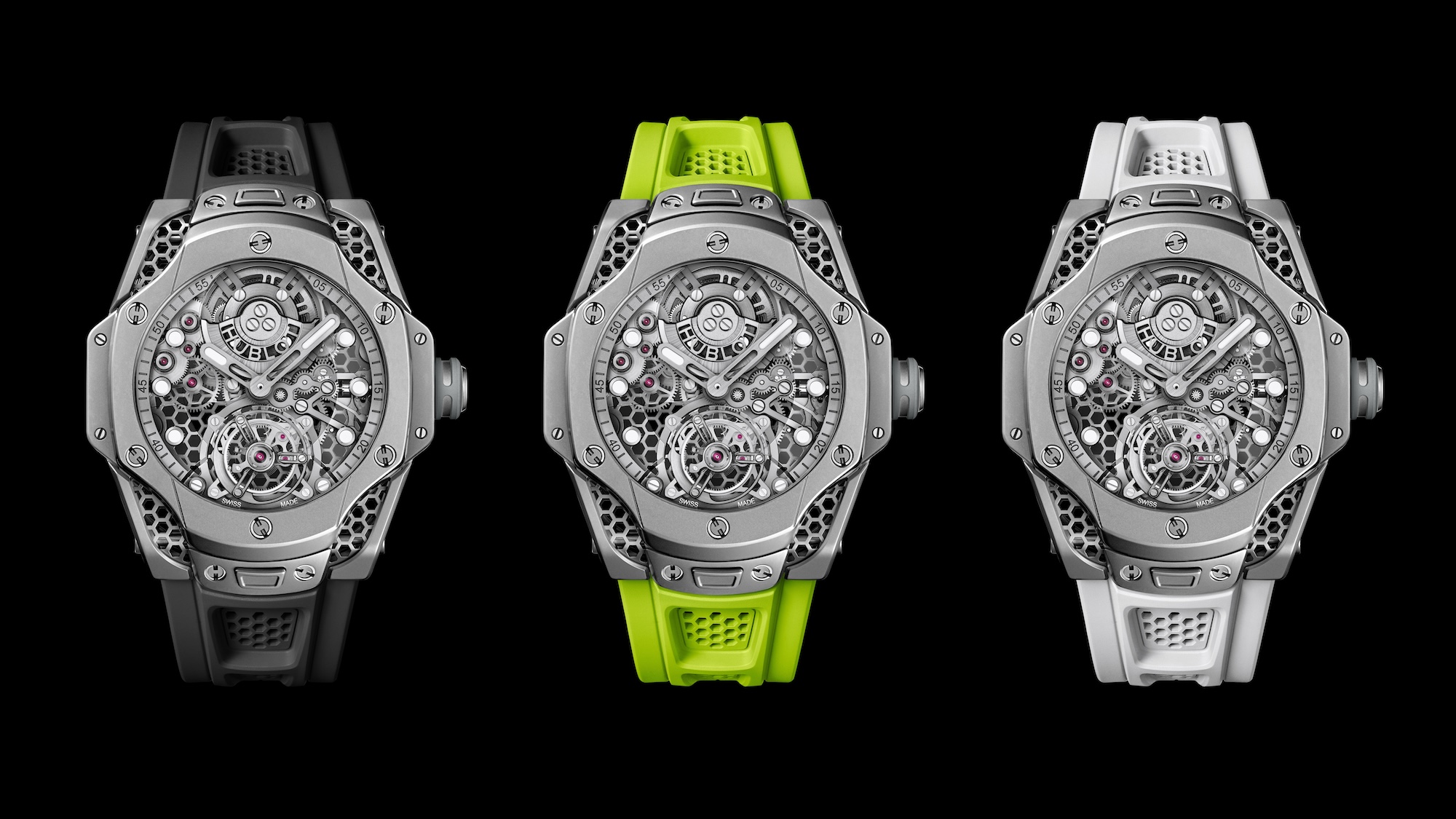 Hublot Big Bang Tourbillon SR_A by Samuel Ross - trio
