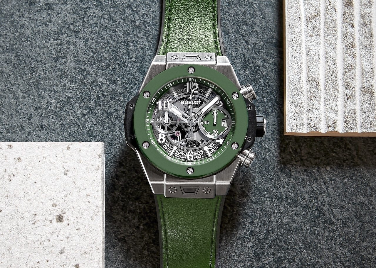 Hublot Big Bang Unico Titanium Green Ceramic - art 03