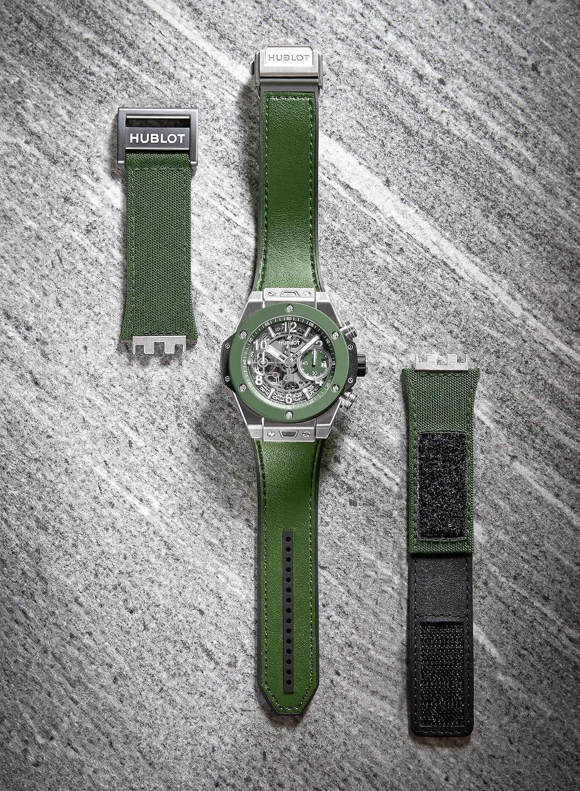 Hublot Big Bang Unico Titanium Green Ceramic