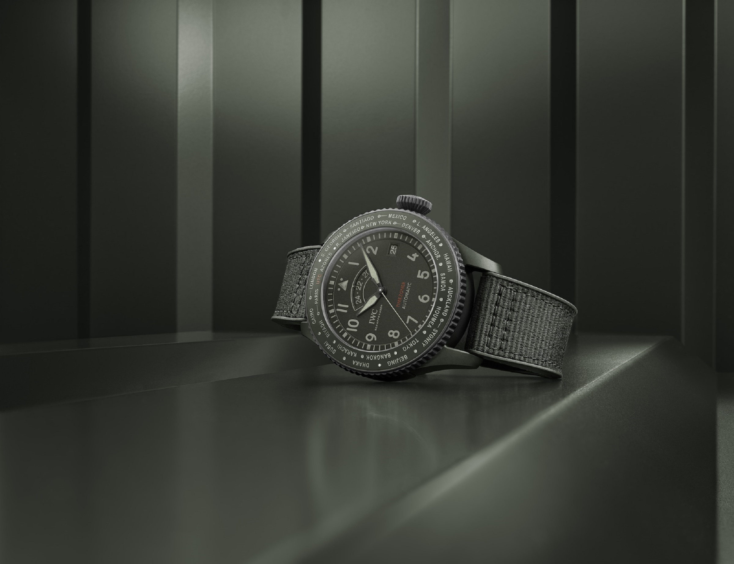 IWC Pilot’s Watch Timezoner Top Gun Woodland