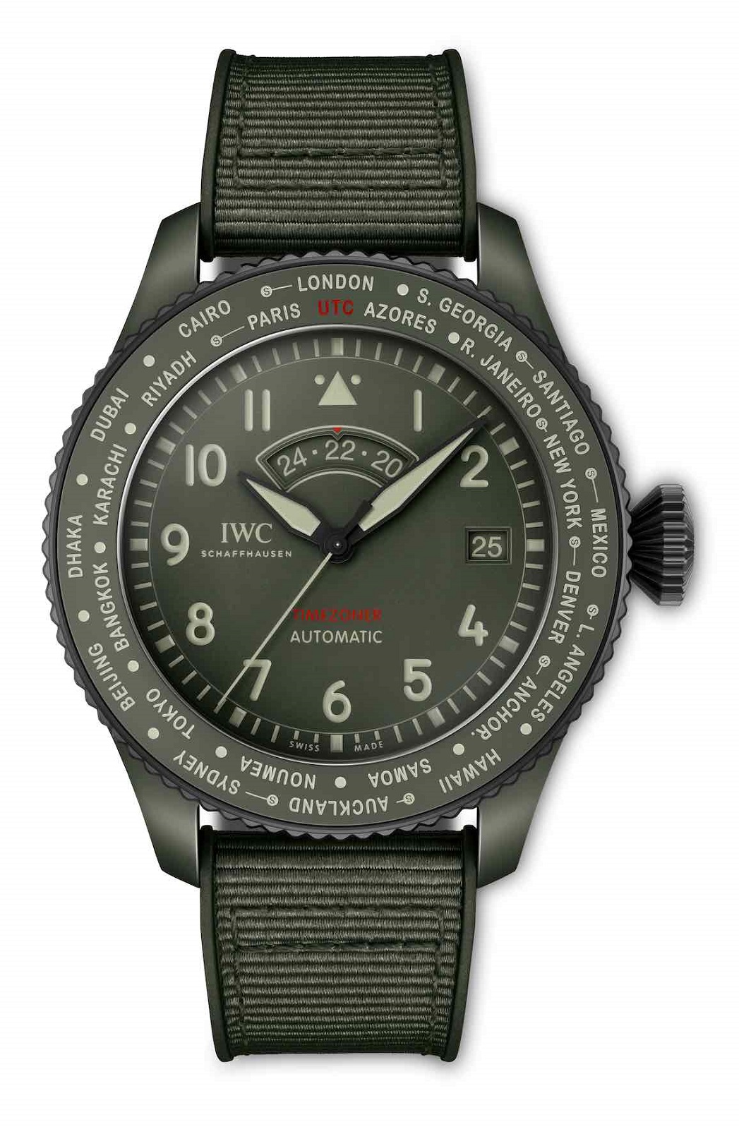 IWC Pilot’s Watch Timezoner Top Gun Woodland