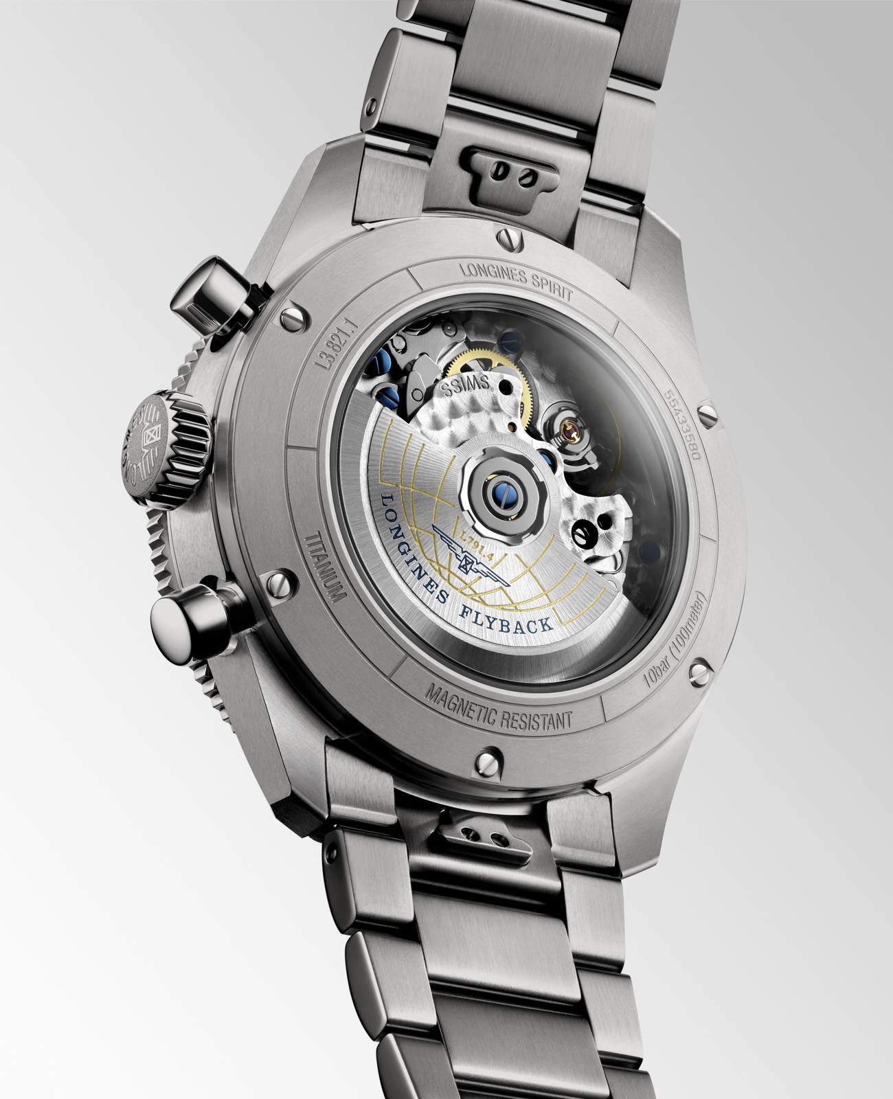 Longines Spirit Flyback Titanium