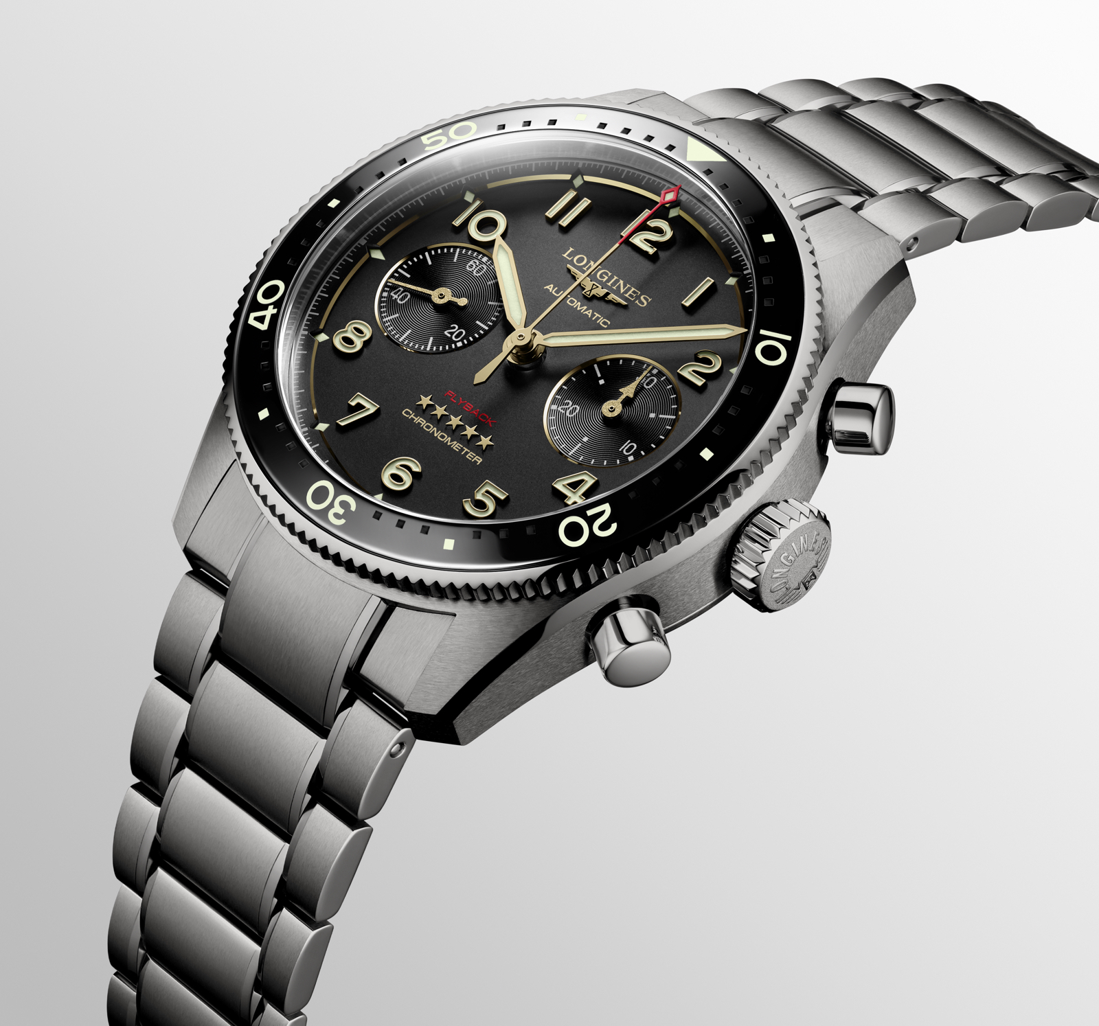 Longines Spirit Flyback Titanium