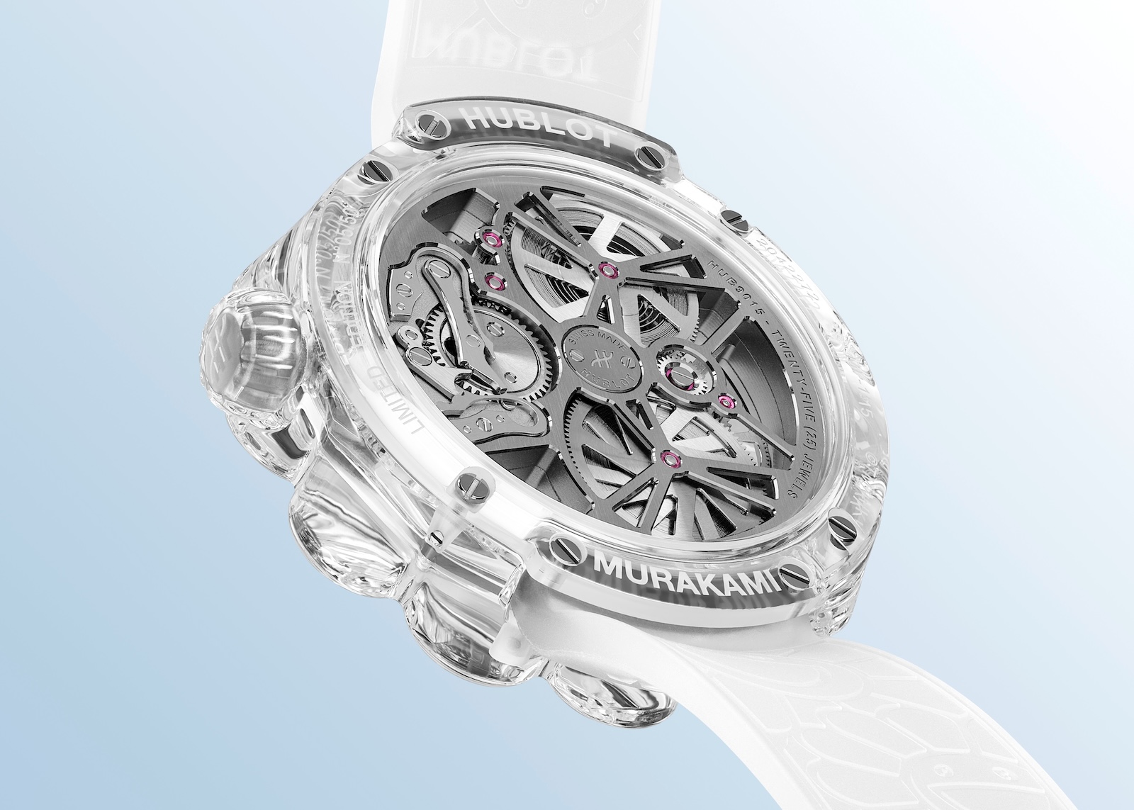 Hublot MP 15 Takashi Murakami Tourbillon Sapphire - caseback
