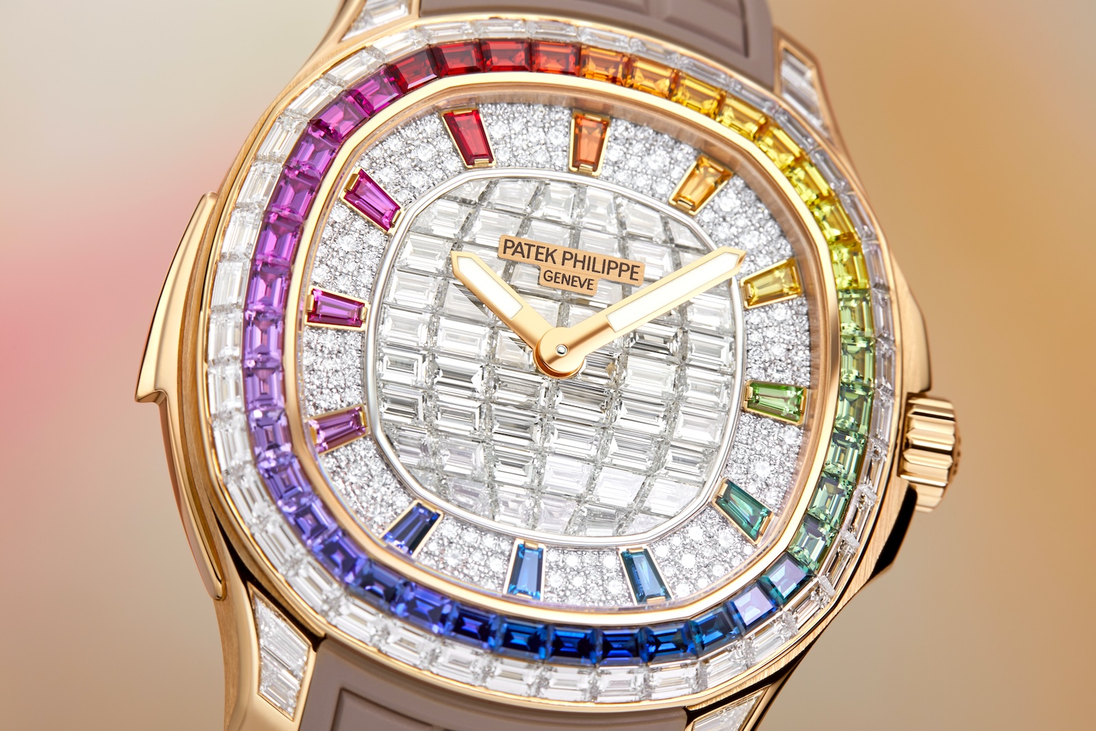 Patek Philippe Aquanaut Luce Rainbow 5260/355R - dial