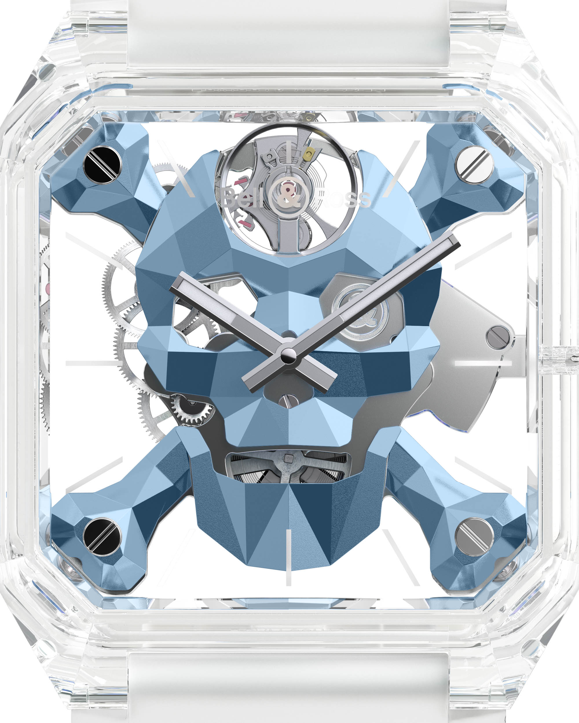 Bell & Ross BR 01 Cyber Skull Sapphire Ice Blue