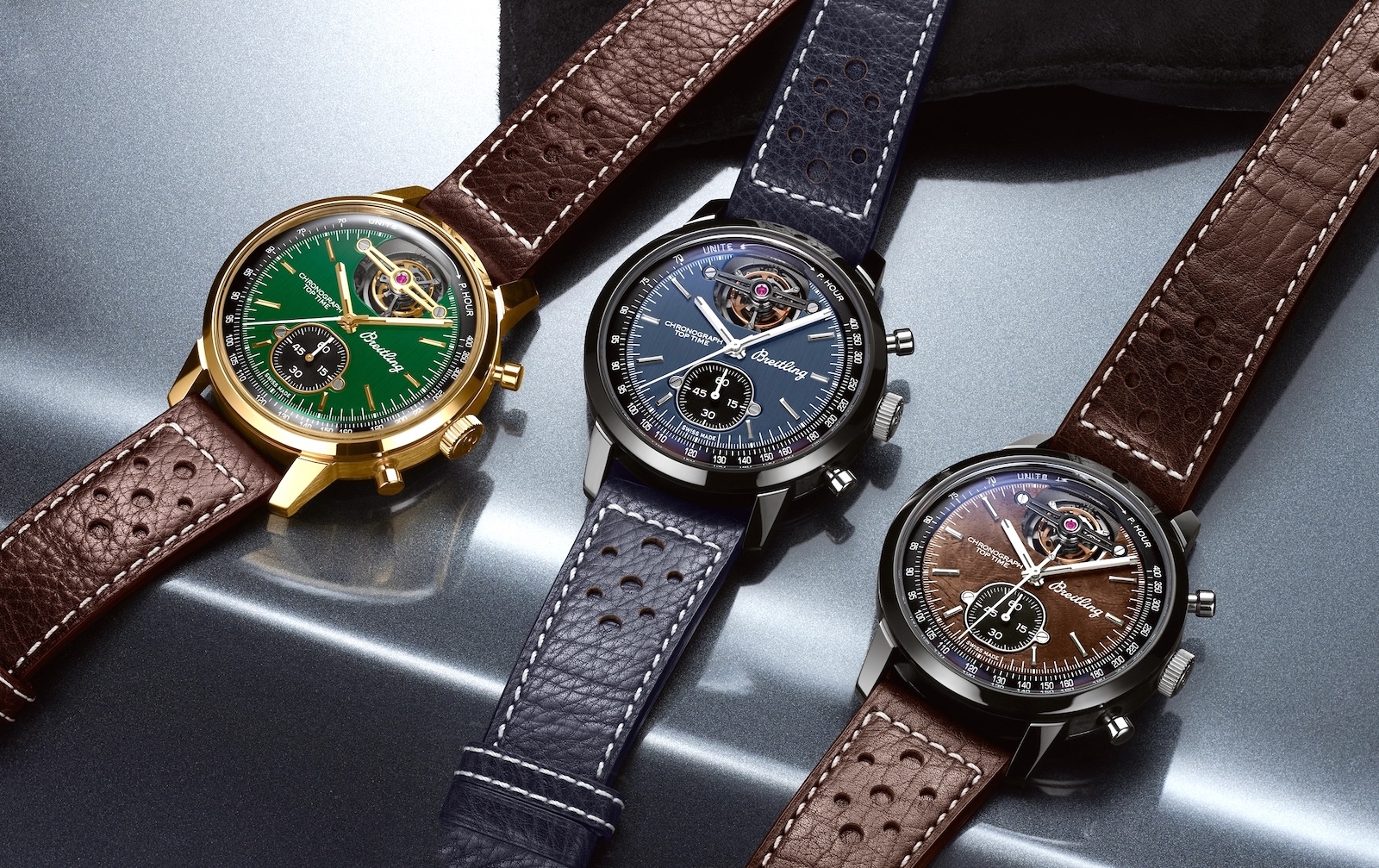 Breitling Top Time B21 Classic Cars Chronograph Tourbillon - trio