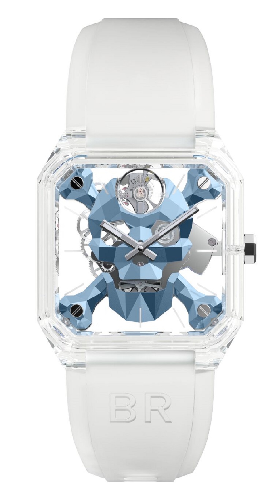 Bell & Ross BR 01 Cyber Skull Sapphire Ice Blue