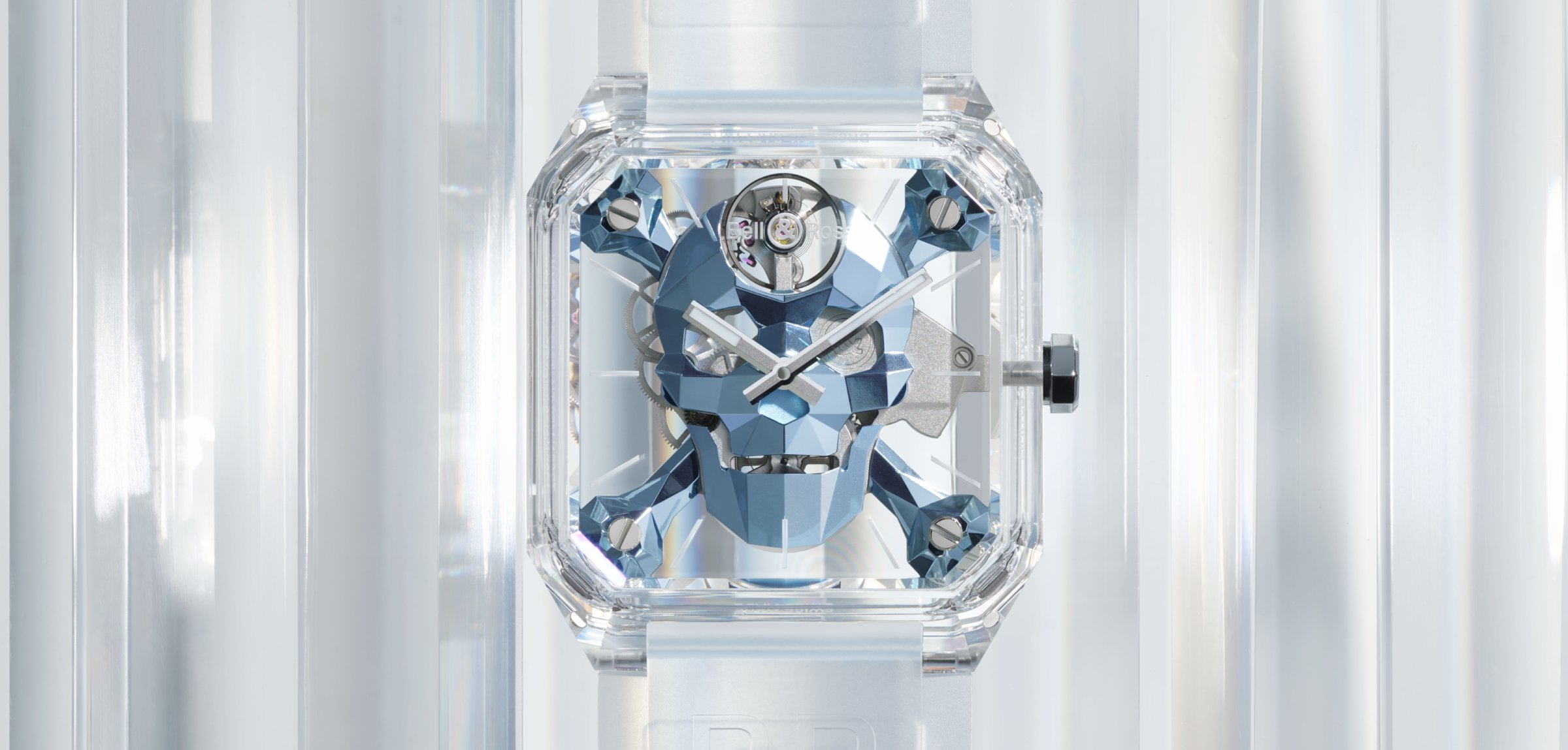 Bell & Ross BR 01 Cyber ​​Skull Sapphire Ice Blue