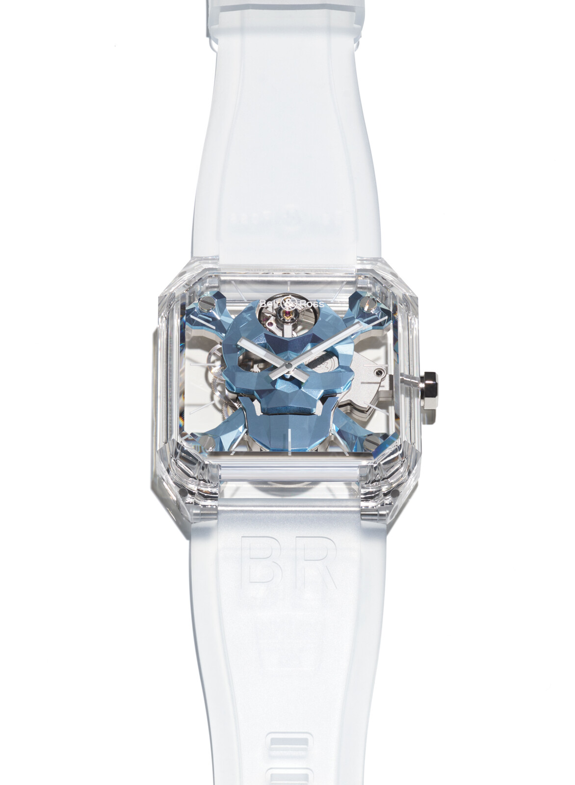 Bell & Ross BR 01 Cyber Skull Sapphire Ice Blue